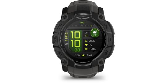 Montre sport GARMIN Instinct3 Amoled 50mm Noir Bracelet gris