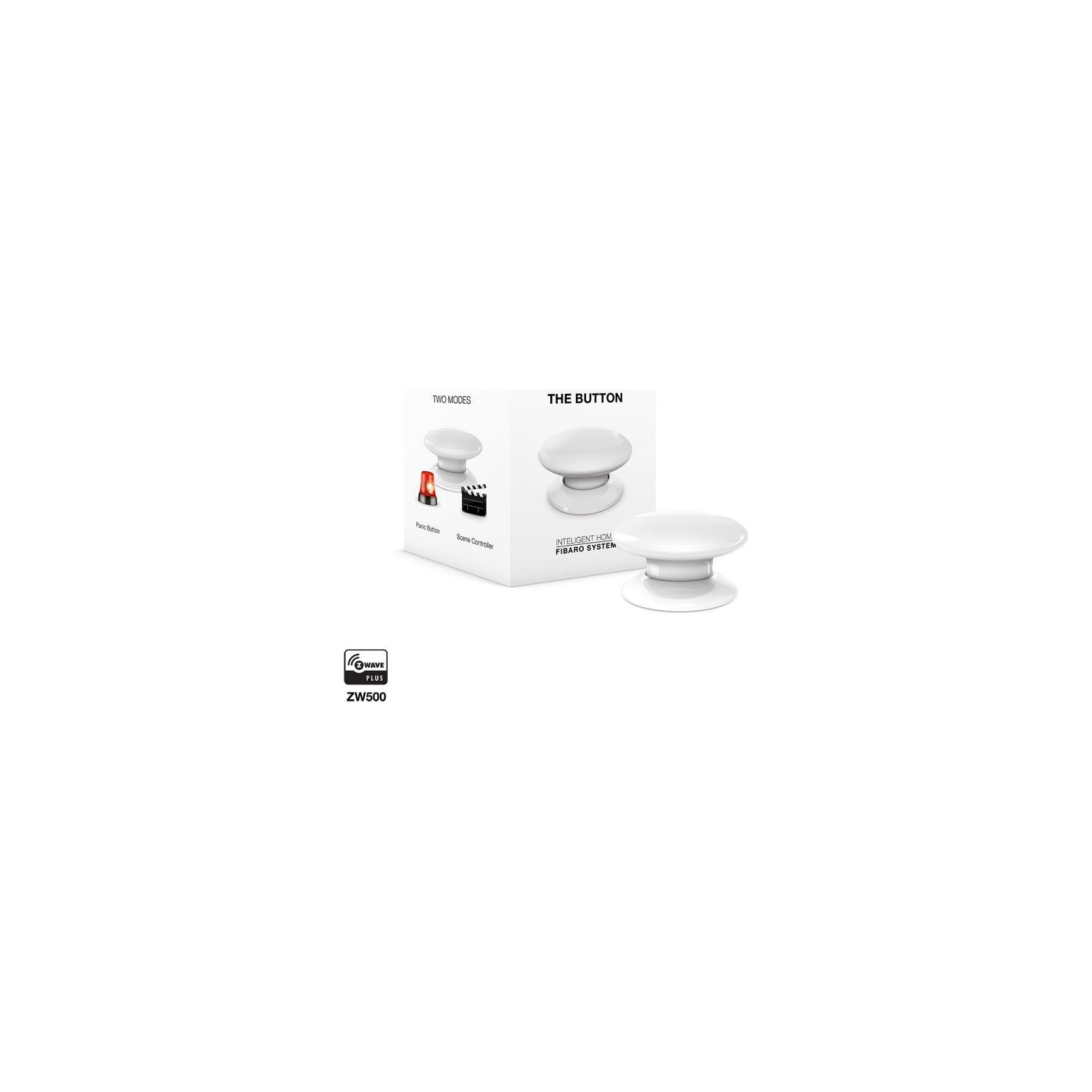 FIBARO Bouton de commande Z-Wave Plus blanc - F