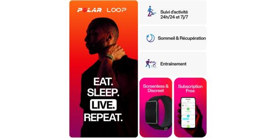 Bracelet connecté POLAR Loop Night Black