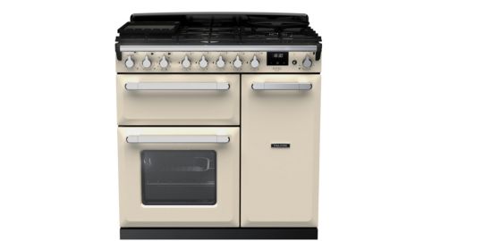 Piano de cuisson gaz FALCON ESTEL DELUXE TAB GAZ 90 CM CREME PASTEL
