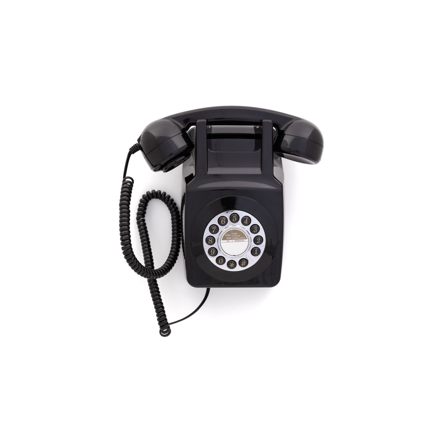 Téléphone filaire GPO RETRO Téléphone analogique GPO 746 WALL PUSH B