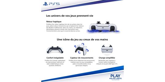 Manette SONY DUALSENSE EDITION MARATHON