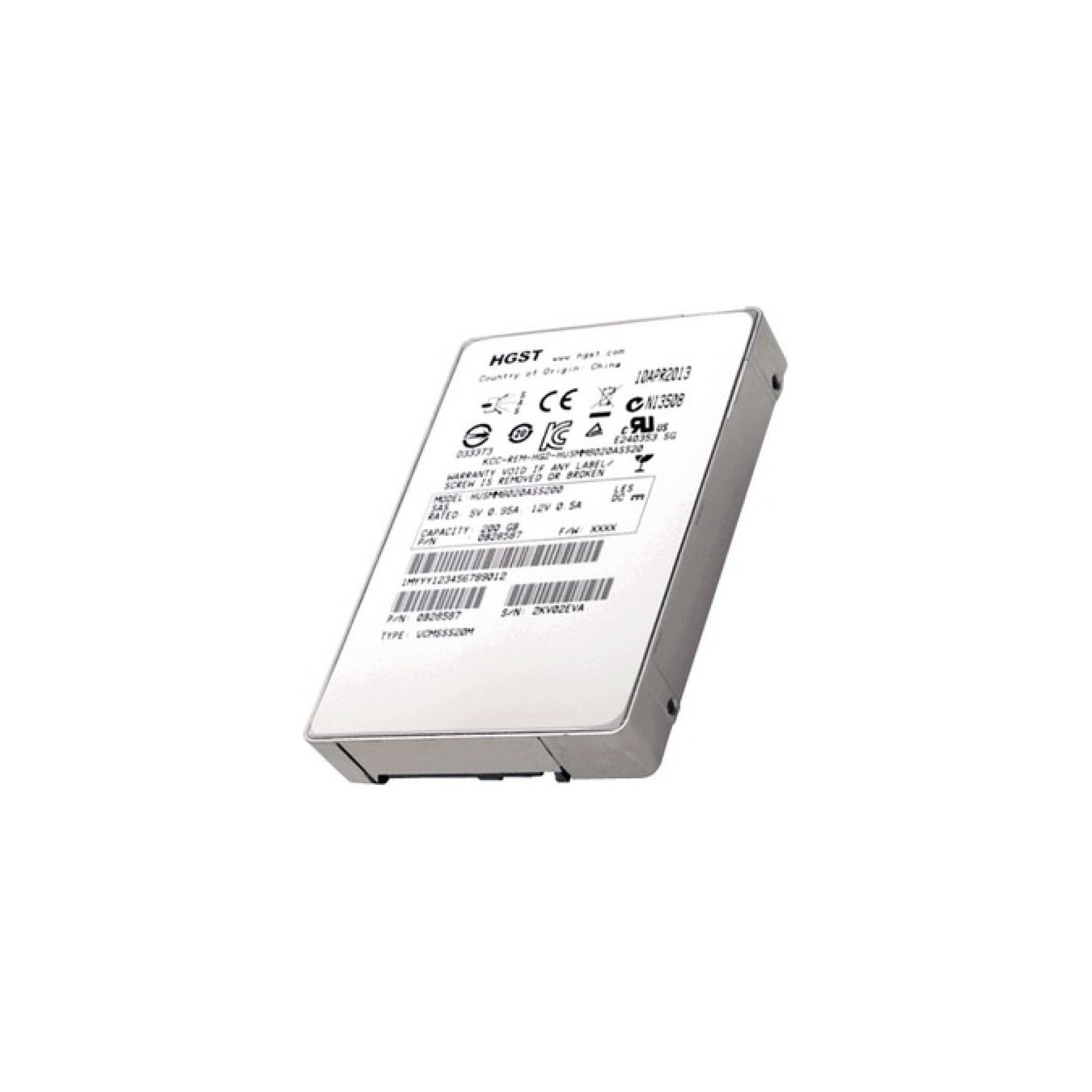 Disque dur interne WESTERN DIGITAL ULTRASTAR SSD800MM 400GB SAS 2.5 15MM HU