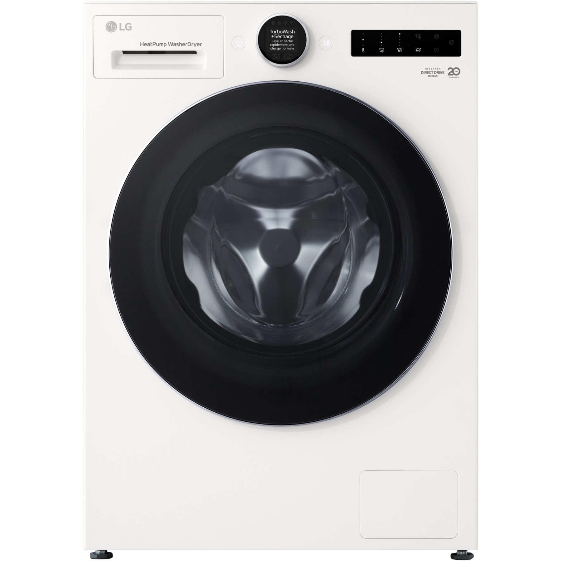 Lave linge séchant hublot LG F164HP2WST - 11/6 kg - 1400 tr/min - Classe A - Moteur direct drive - Connecté