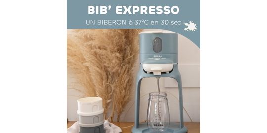 Préparateur biberon BEABA Bib Expresso Bleu Baltique