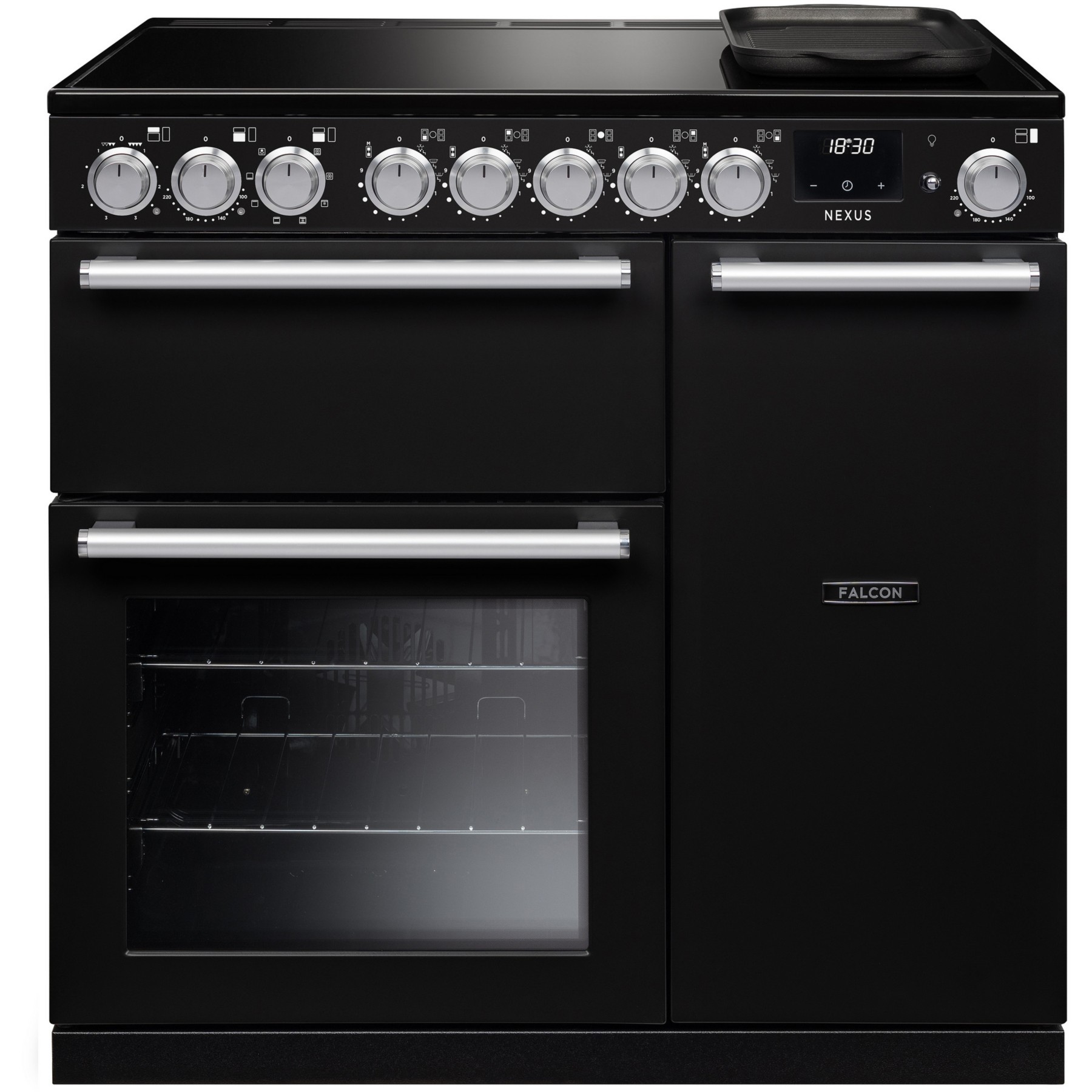 Piano de cuisson induction FALCON NEXUS NGC TAB IND 90 CM CHARBON CHROME