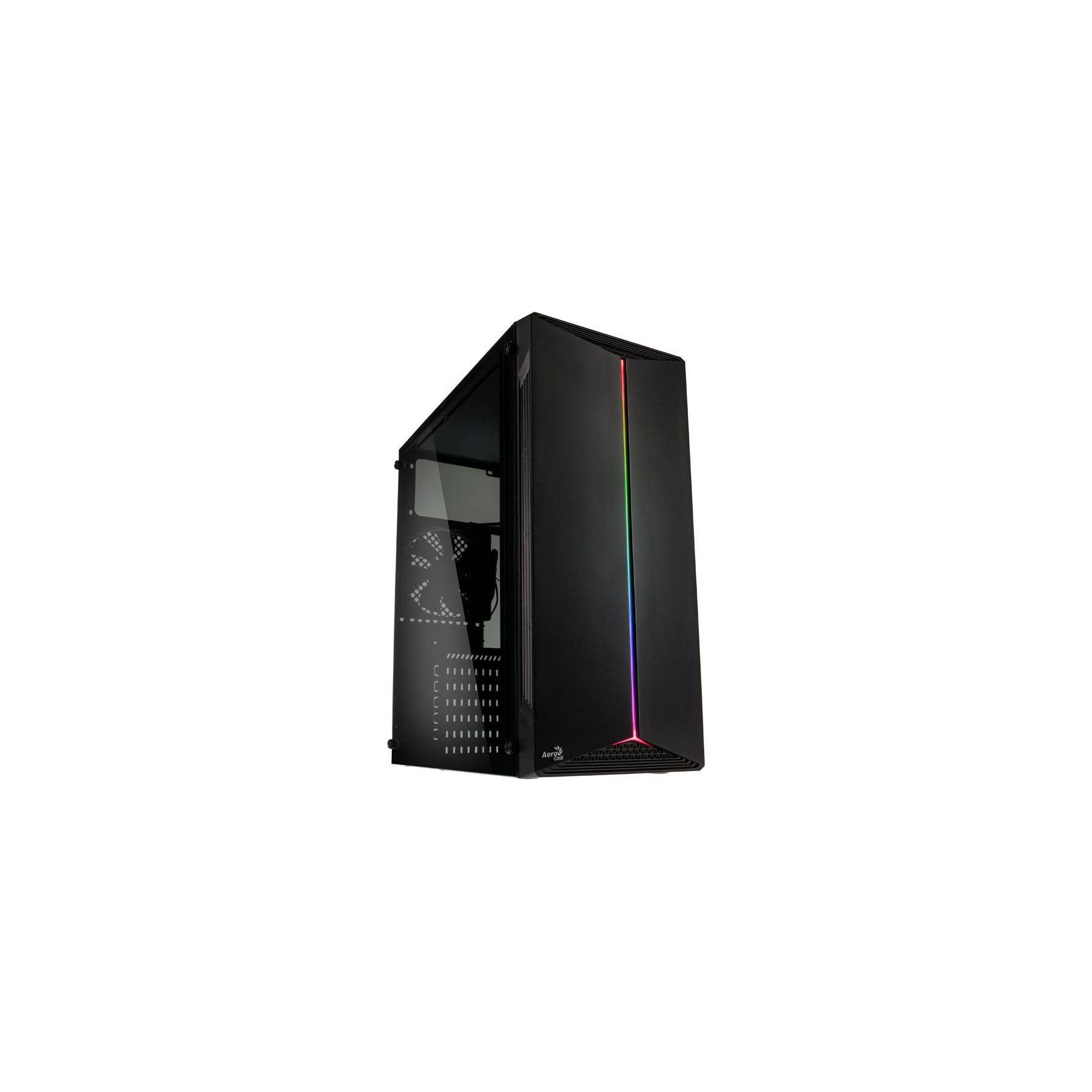 Boitier PC AEROCOOL SPLIT RGB Midi-Tour - fenêtre noire