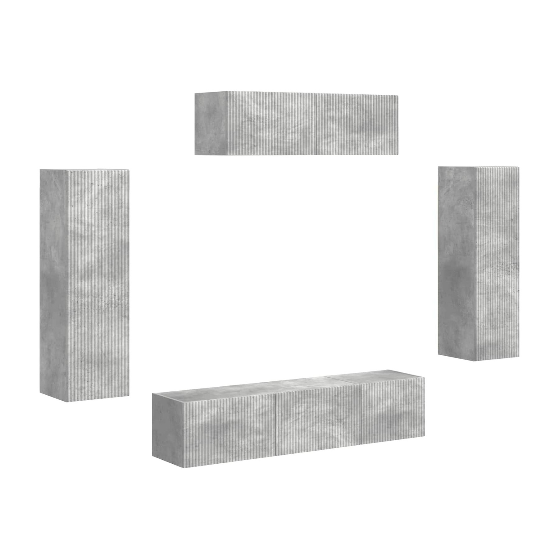 Meuble TV HELLOSHOP26 Meuble TV mural moderne pratique 31 x 29