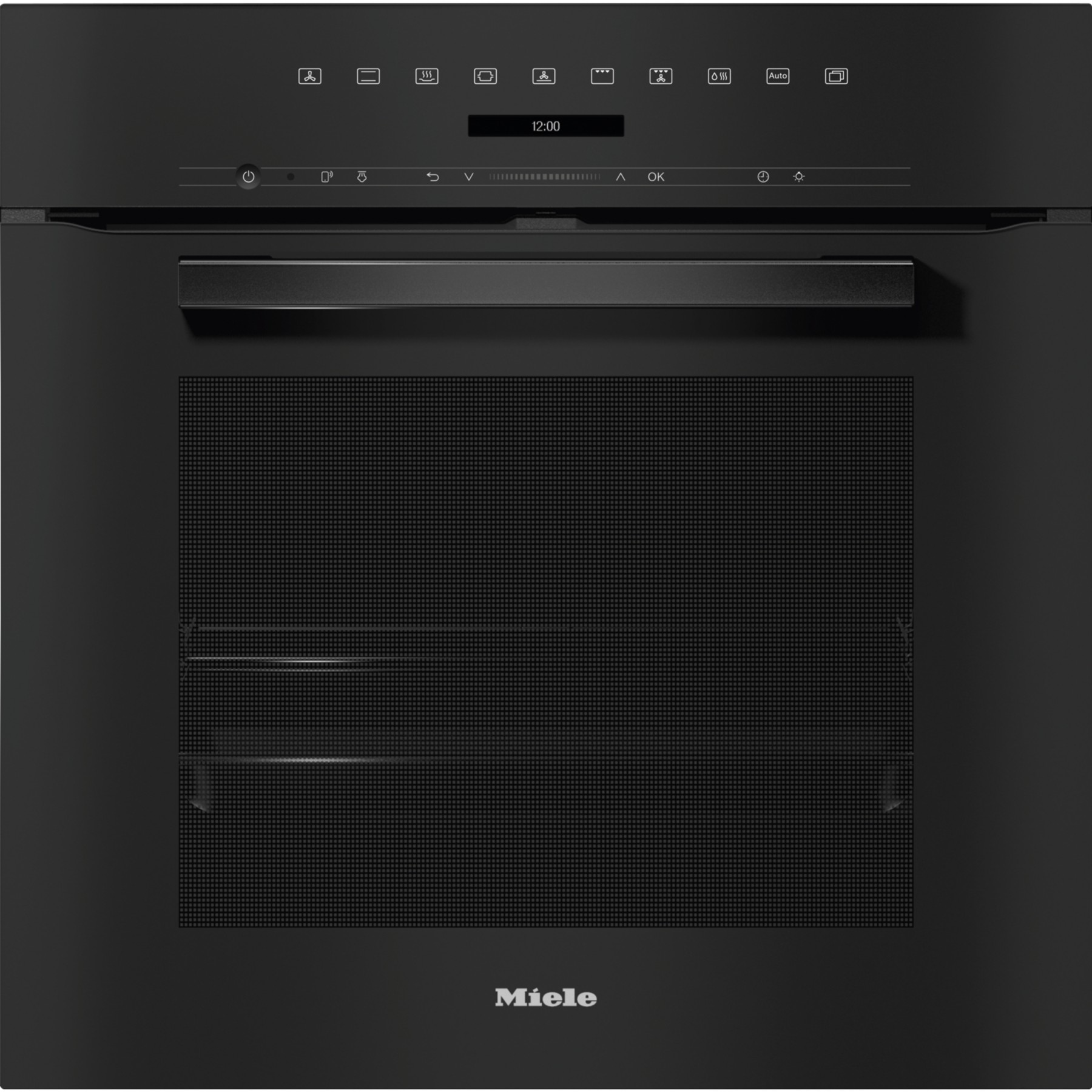 Four encastrable fonction vapeur MIELE DGC 7250 NR - Combiné vapeur - Chaleur tournante - Porte froide - Rails télescopiques