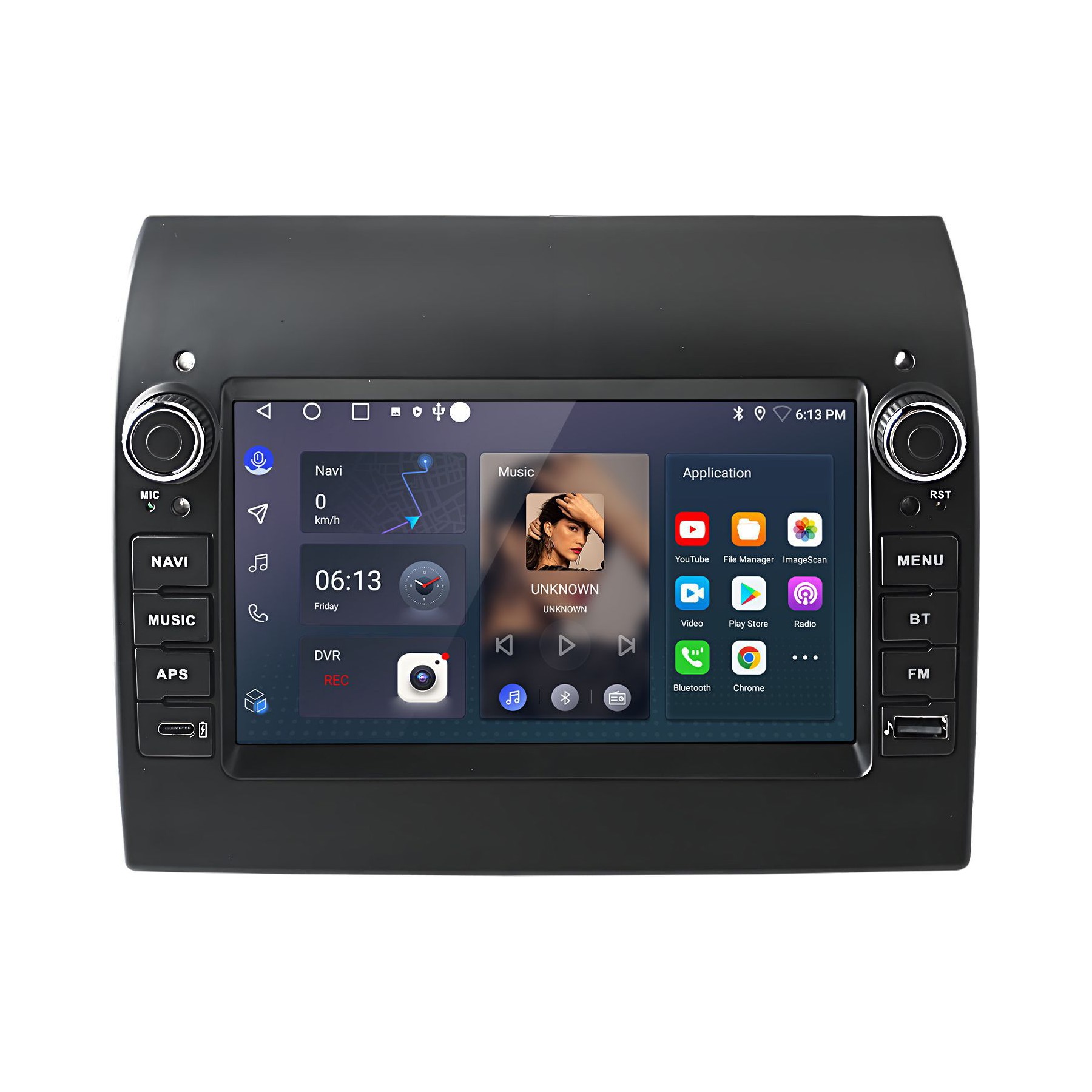 Autoradio connecté JUNSUN pour Fiat Ducato Peugeot Boxer Carplay