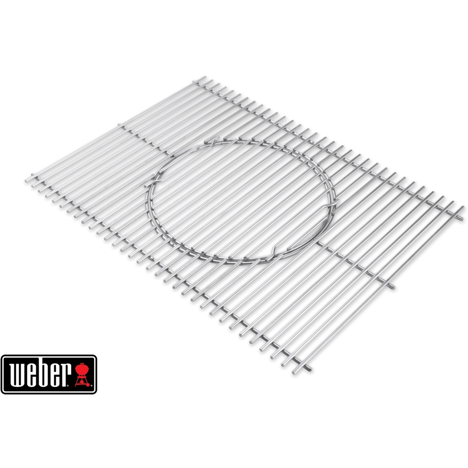 Grille barbecue WEBER BBQ System en acier inox Spirit 300