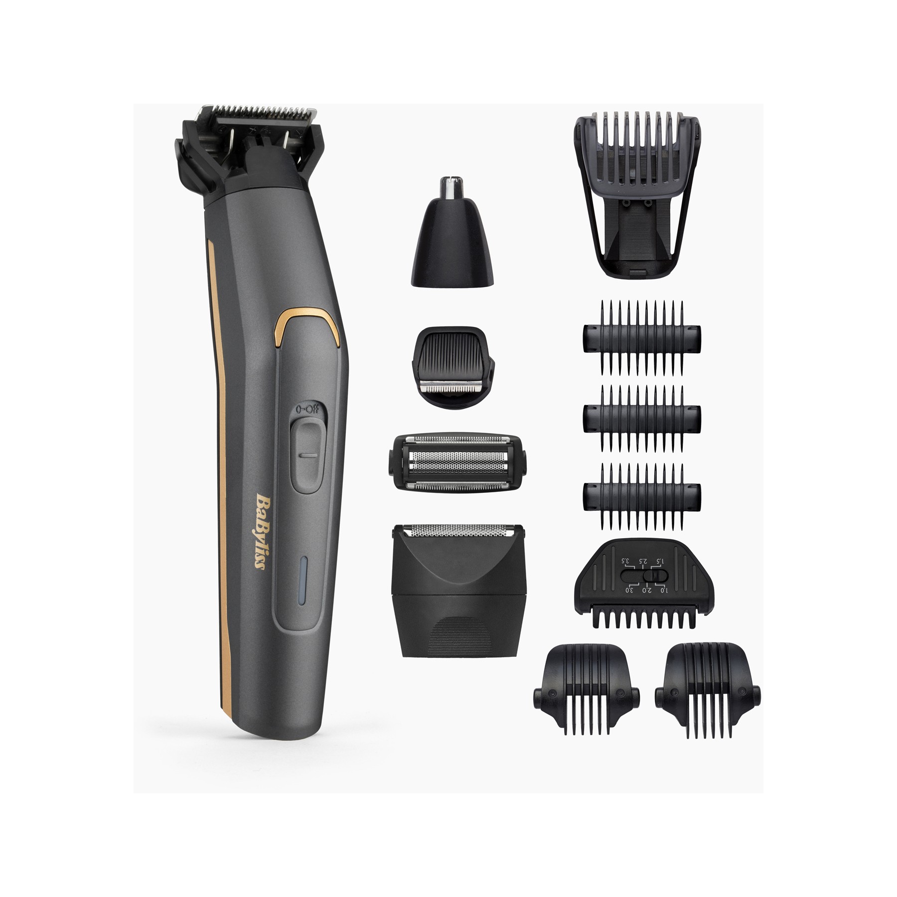 Tondeuse multi usages BABYLISS 12 en 1 MT987E Graphite Precision