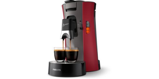 Senseo PHILIPS CSA240/91 Senseo machine à café Select Rouge