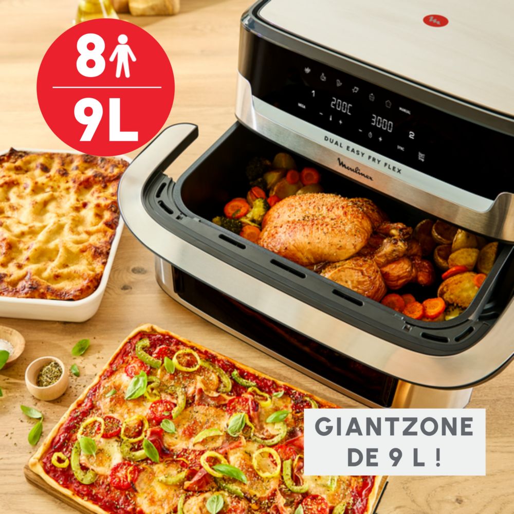 Friteuse sans huile MOULINEX Easy Fry Dual Flex EZ922DF0