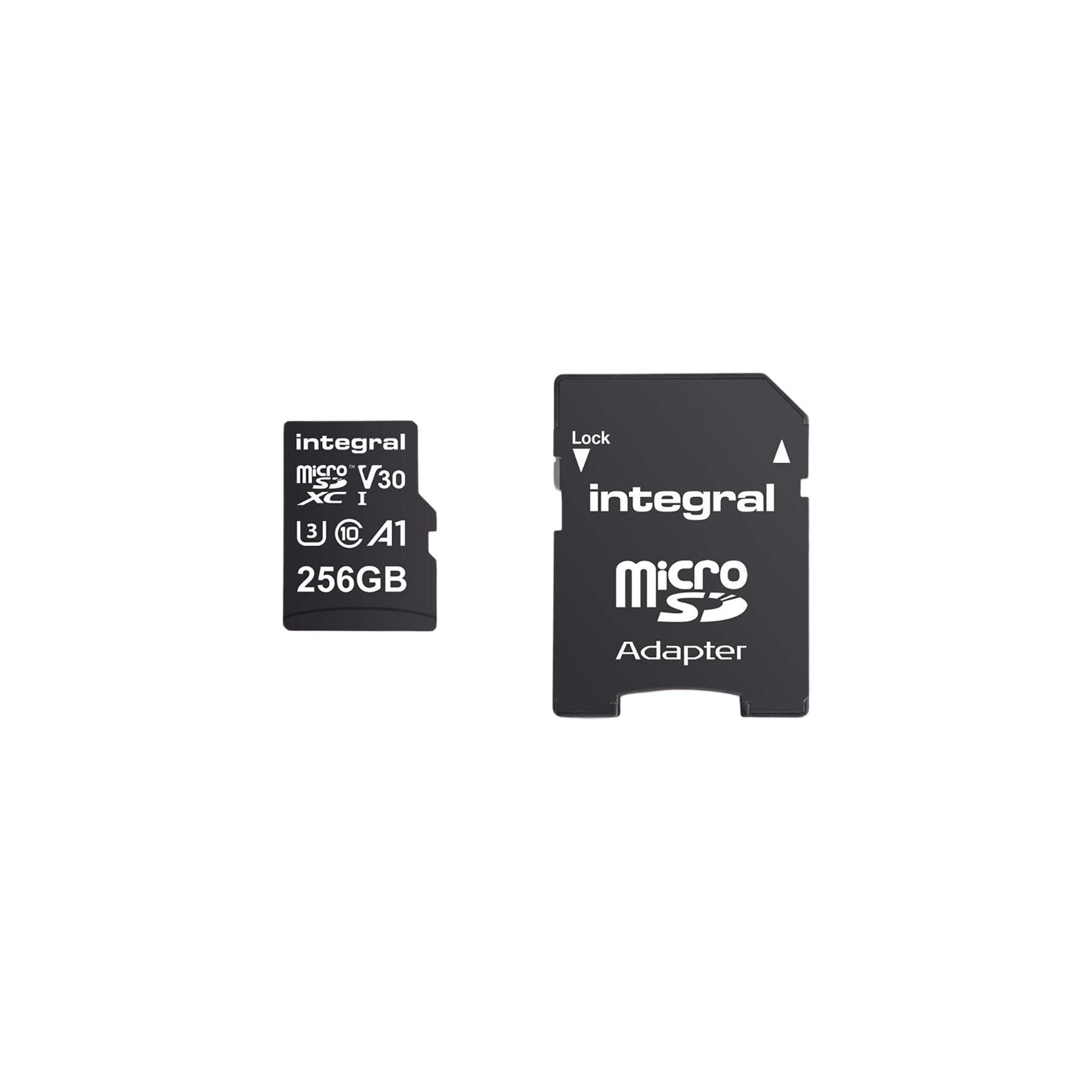 Carte Micro SD INTEGRAL MicroSDHC/XC V30 Haute Vitesse 256GB