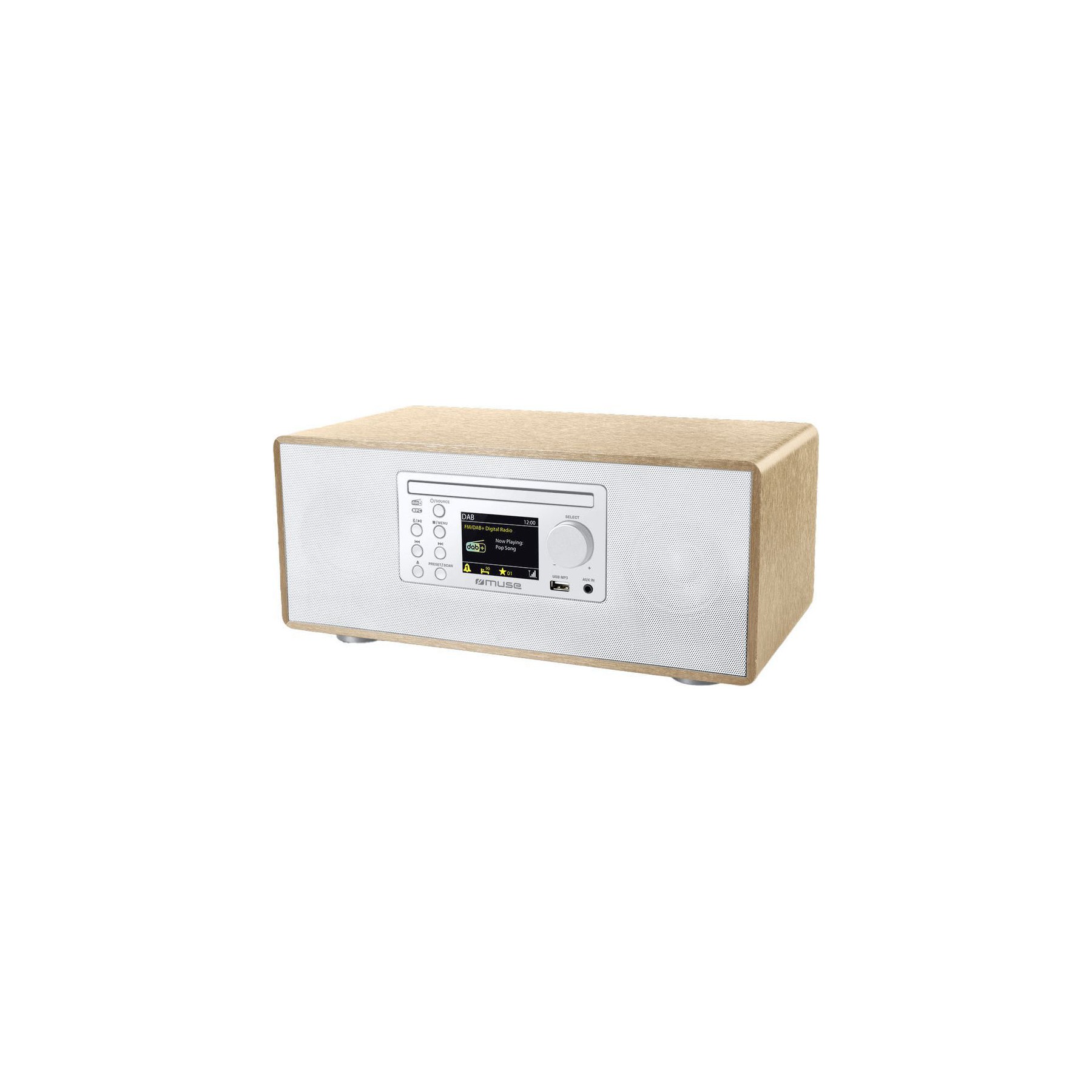 Chaîne HiFi MUSE M-695 DBT Blanc