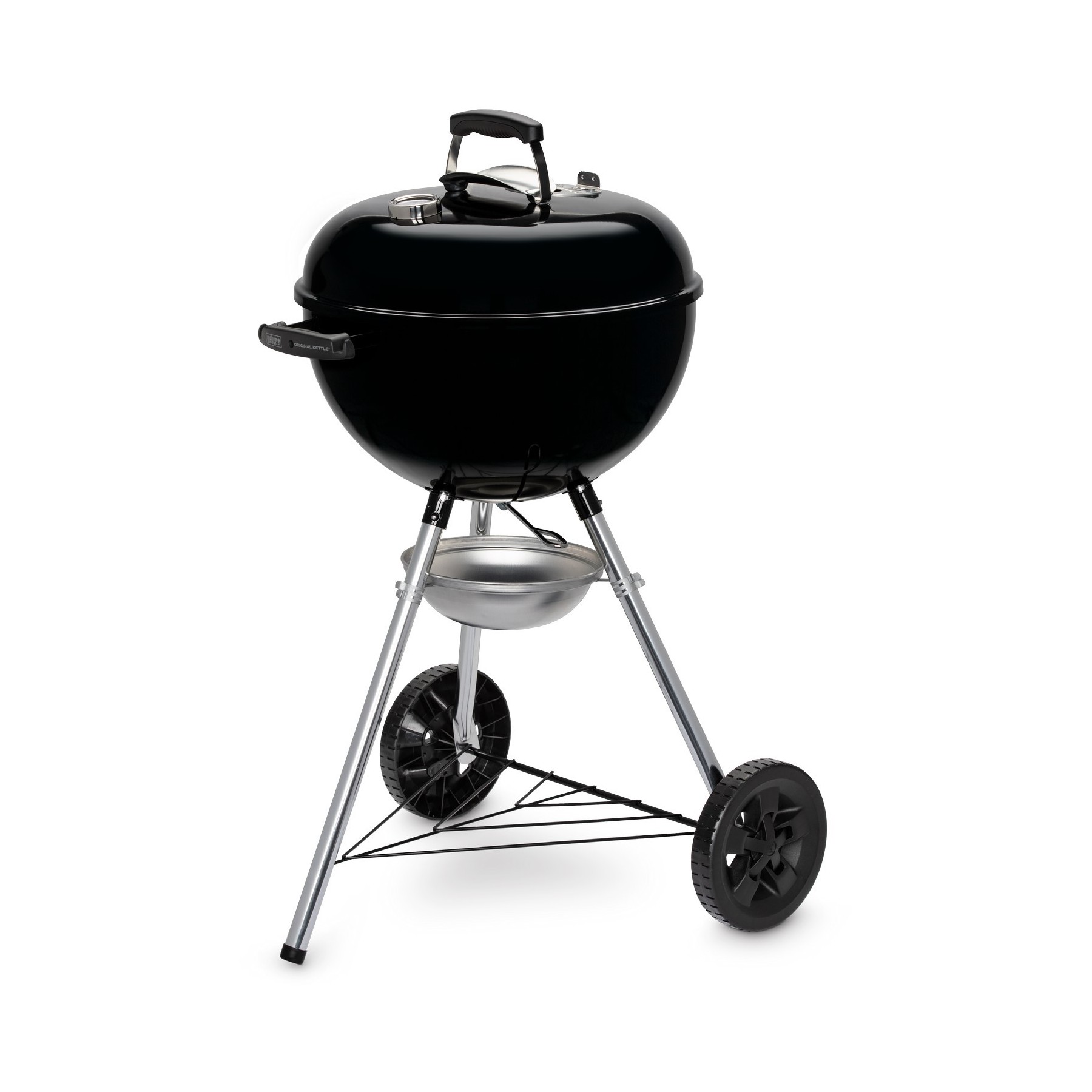 Barbecue charbon WEBER Original Kettle E-4710 Charcoal Grill black sur pieds 47 cm