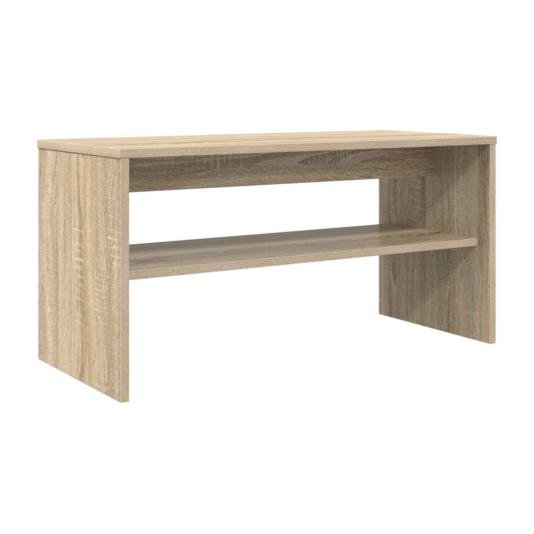 Meuble TV HELLOSHOP26 Meuble TV moderne bas rectangulaire 80 x