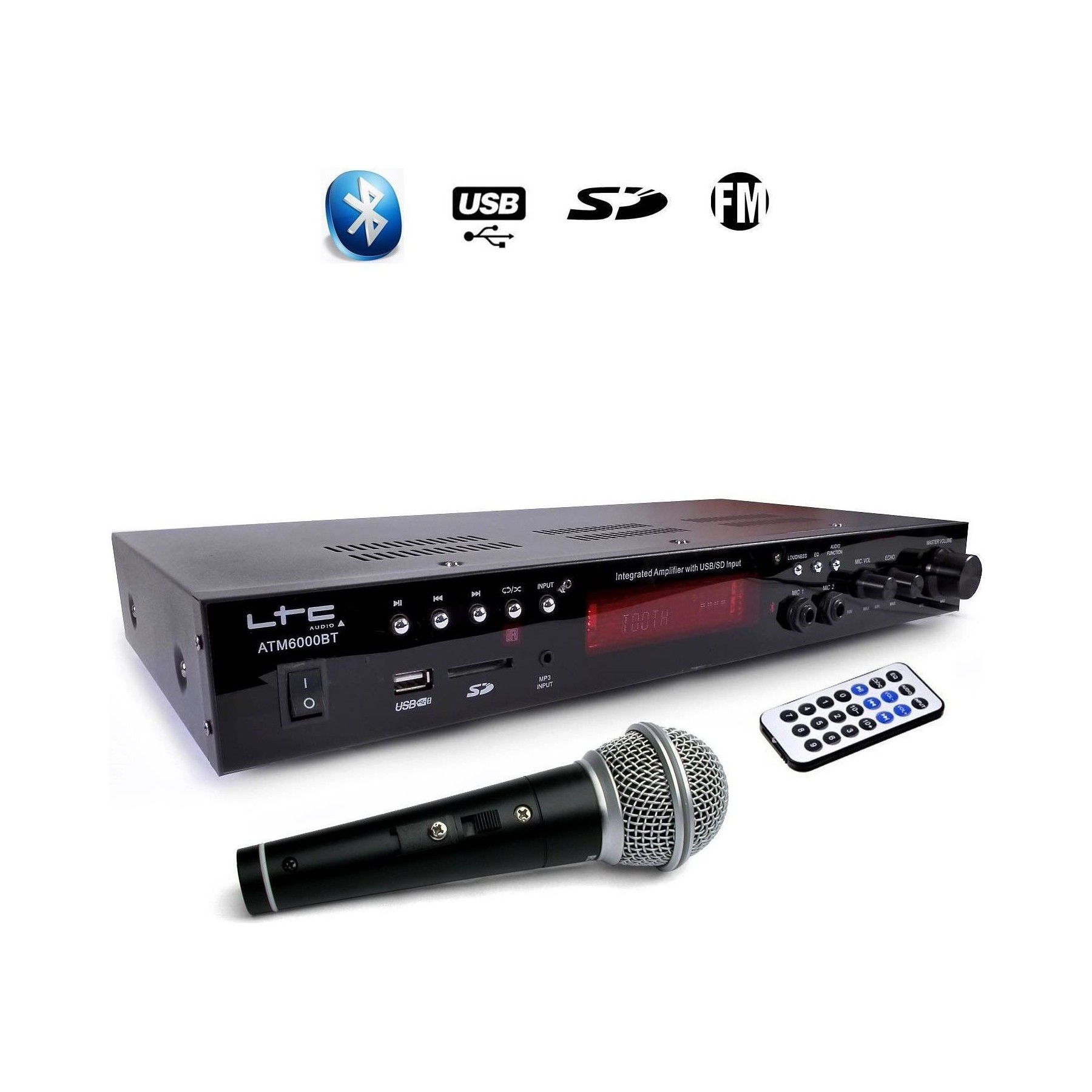 LTC AUDIO Amplificateur LTC ATM6000BT stéréo HIFI