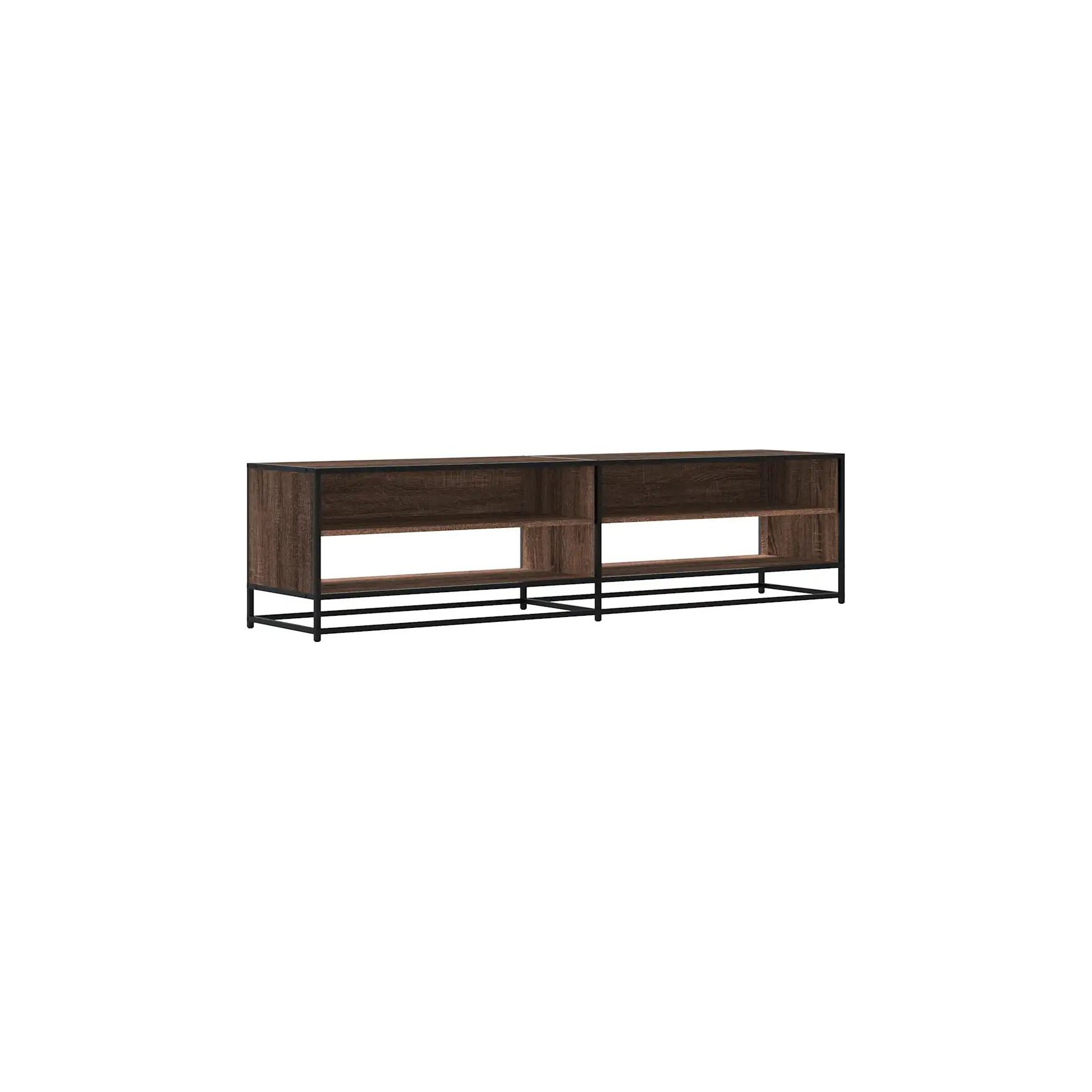 Meuble TV HELLOSHOP26 Meuble TV rectangulaire grand espace de