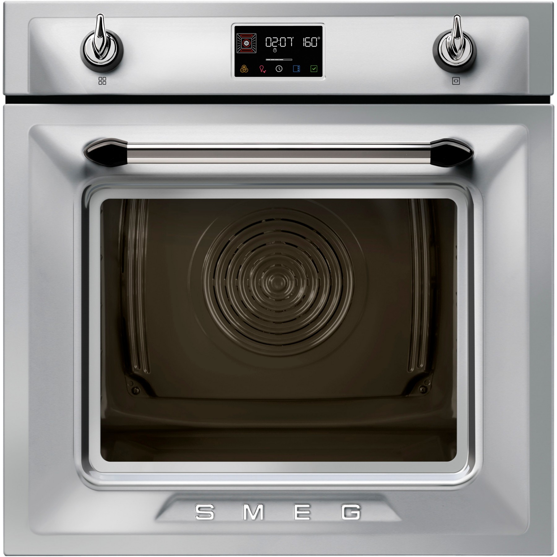 Four encastrable SMEG SOP6902S2PX - Pyrolyse - Chaleur tournante - Vapeur - Porte froide
