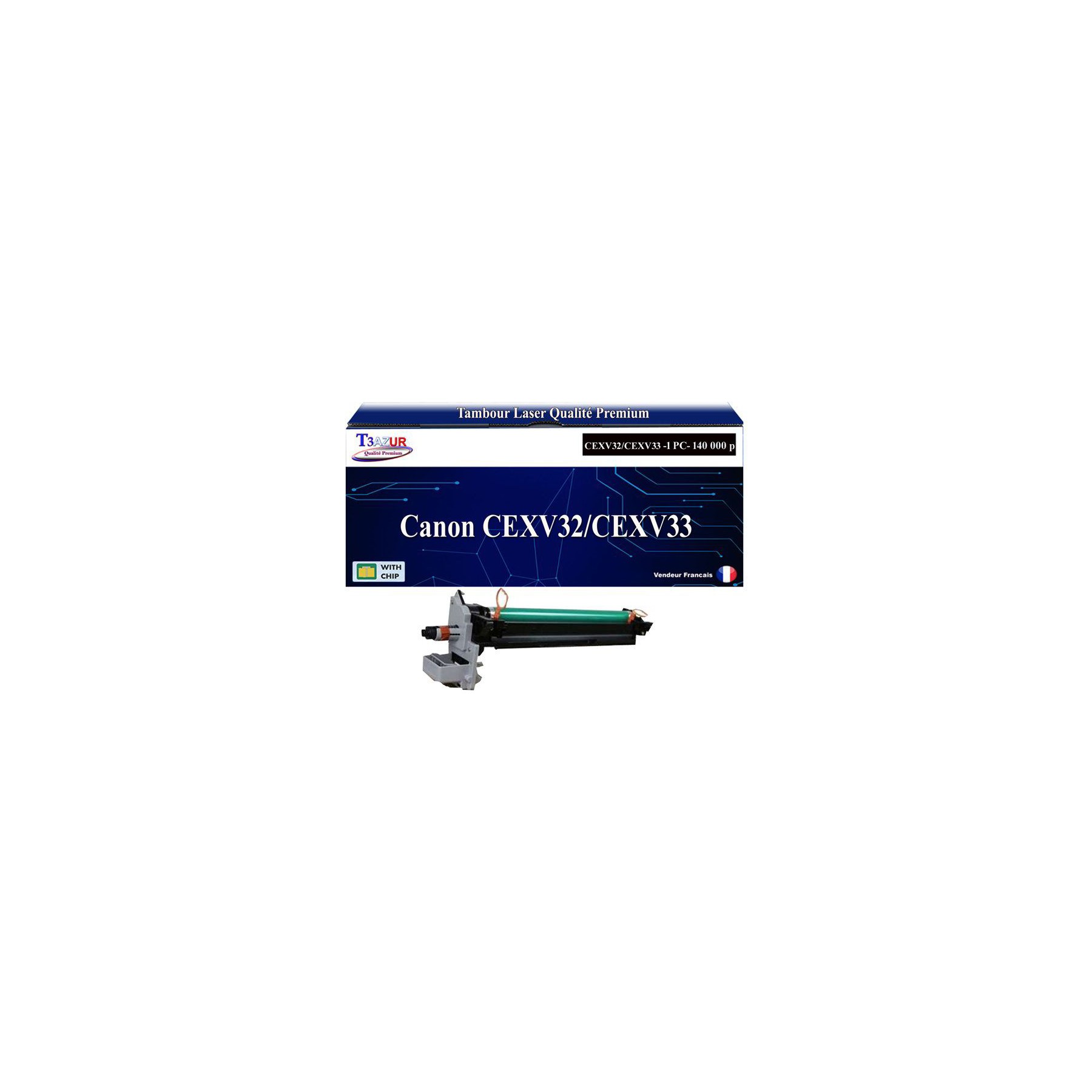 Toner T3AZUR compatible avec Canon CEXV32/33 Ta