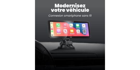 Fixation TNB Ecran sans fil CarPlay & Android Noir