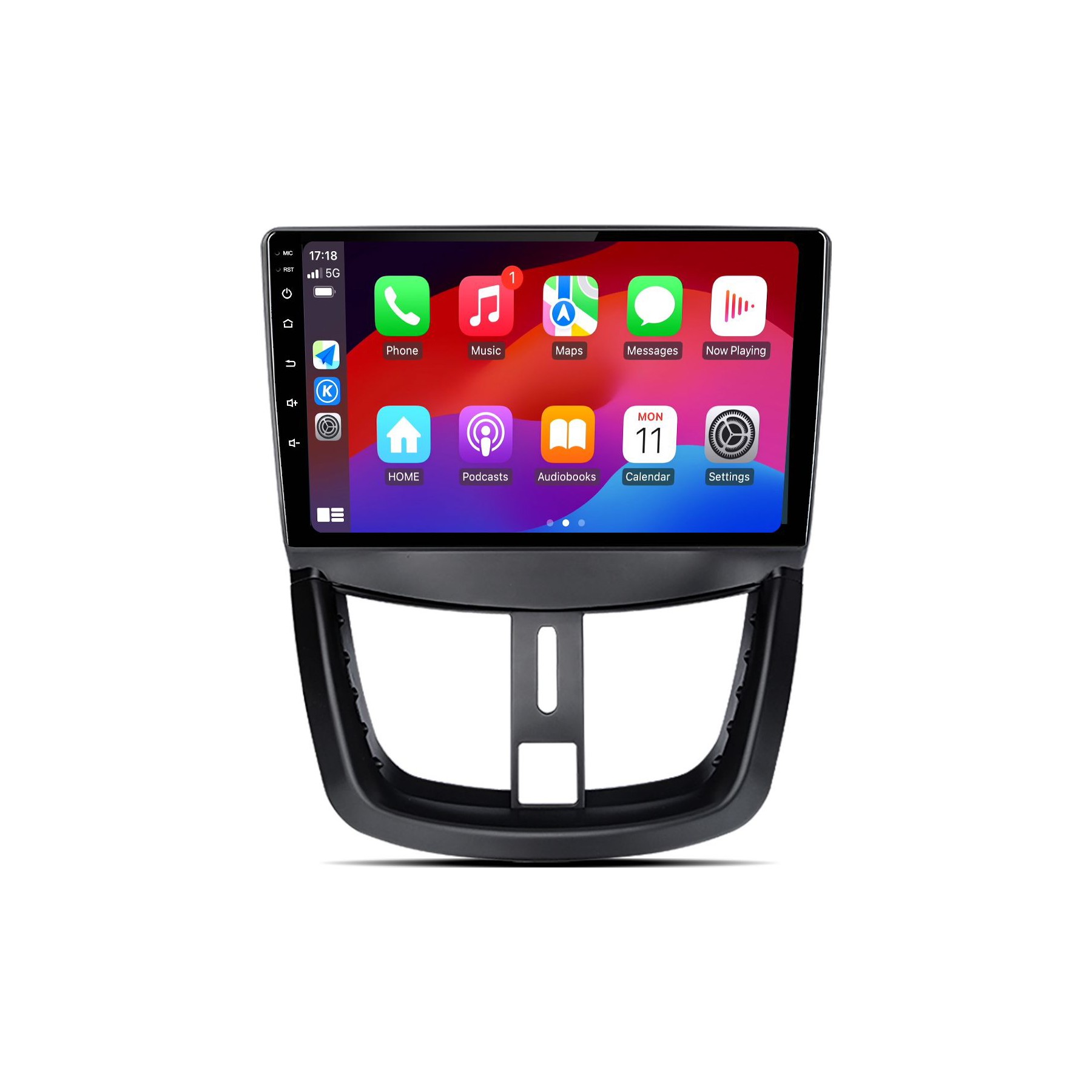 Autoradio connecté JUNSUN pour Peugeot 207 2006-2015 2+32G Carplay