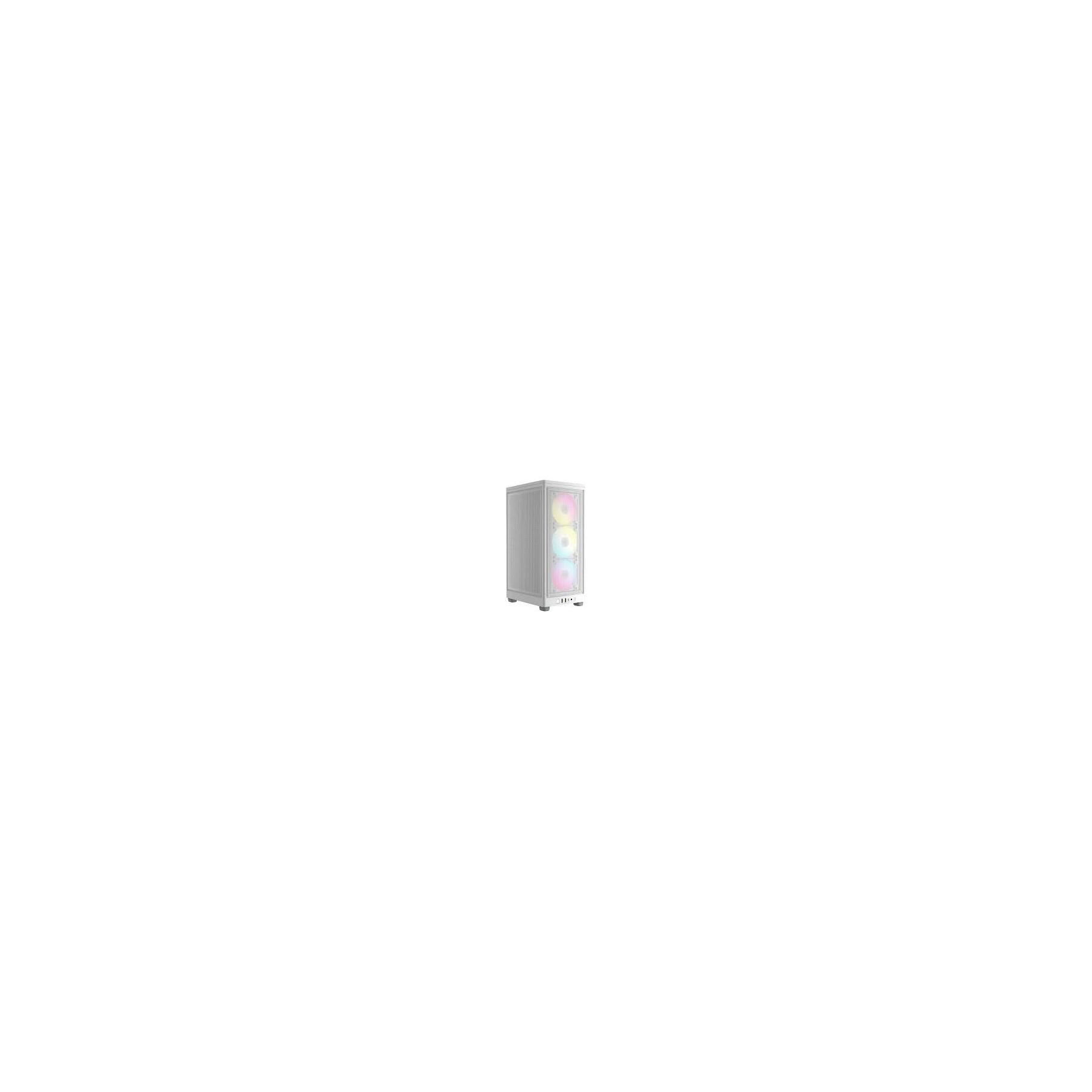 Boitier PC CORSAIR 2000D RGB AIRFLOW MINI ITX BLANC