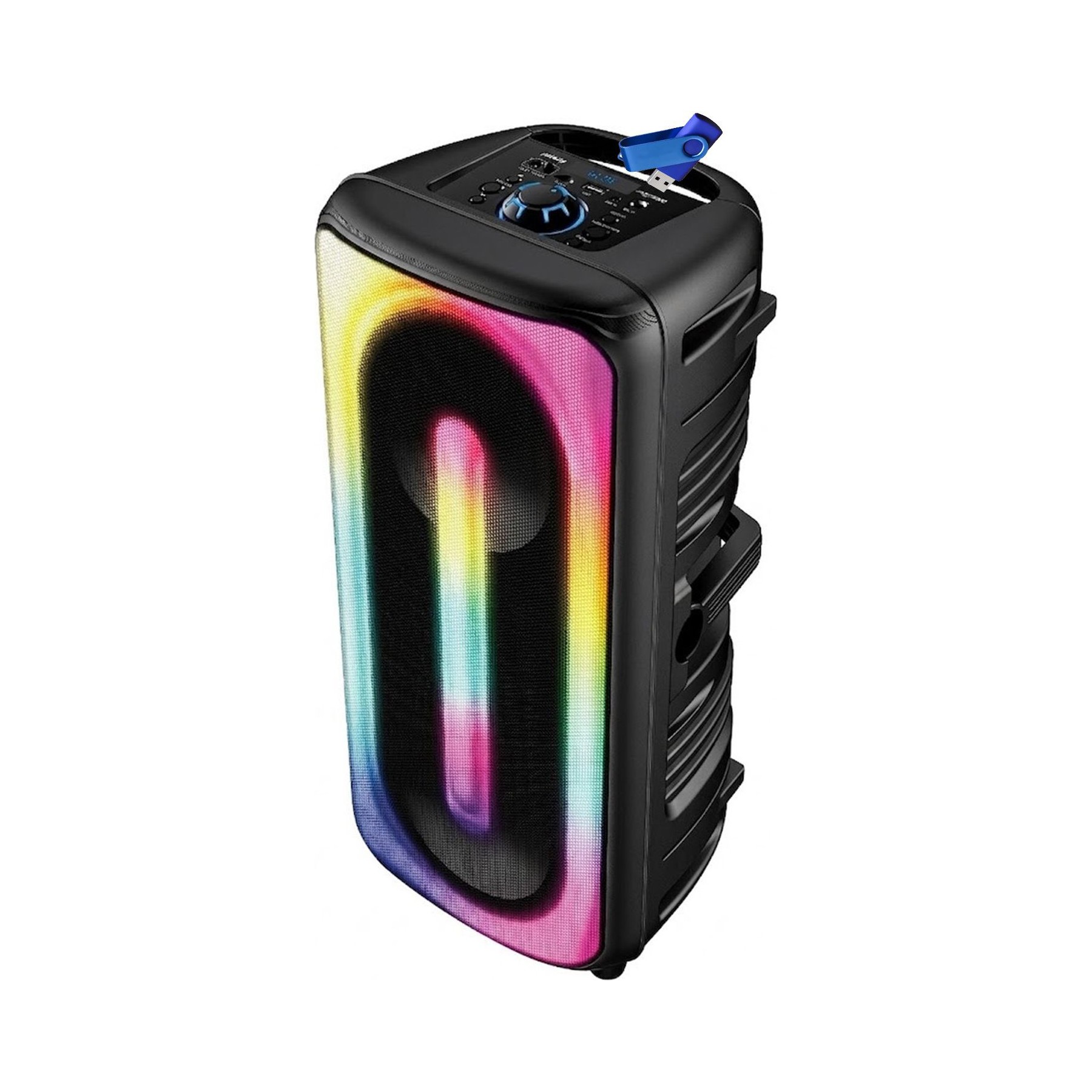 Enceinte nomade LEDWOOD Bluetooth 5.0 300W TWS LED Micro USB Mic