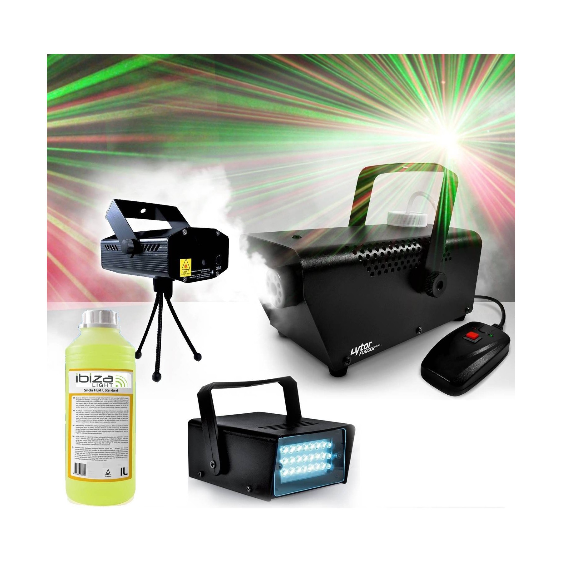 Jeu de lumières IBIZA Pack Halloween Jeux de lumières LED Stro