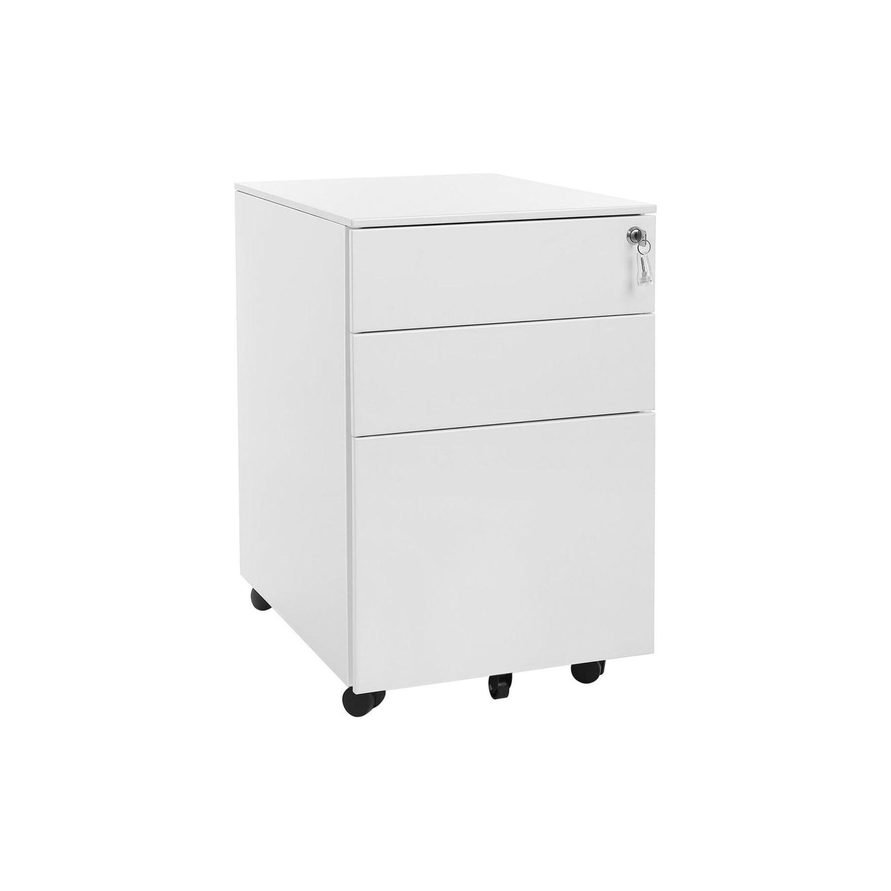 Armoire HELLOSHOP26 Caisson de bureau à roulettes avec 3 tir