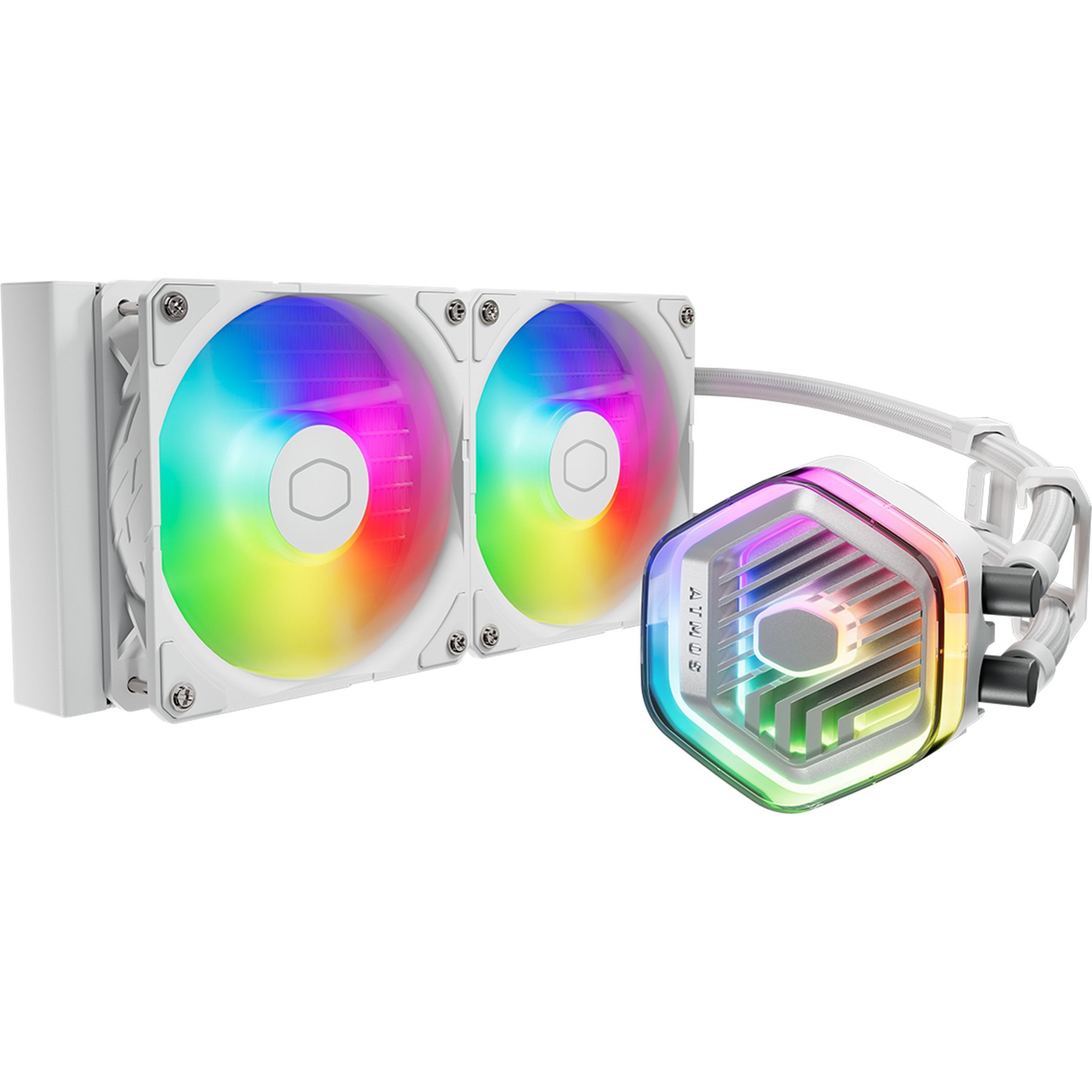 Kit de refroidissement COOLER MASTER MasterLiquid Atmos - 240 mm Blanc