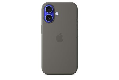 Coque APPLE iPhone 16 MagSafe Gris sidéral Silicone