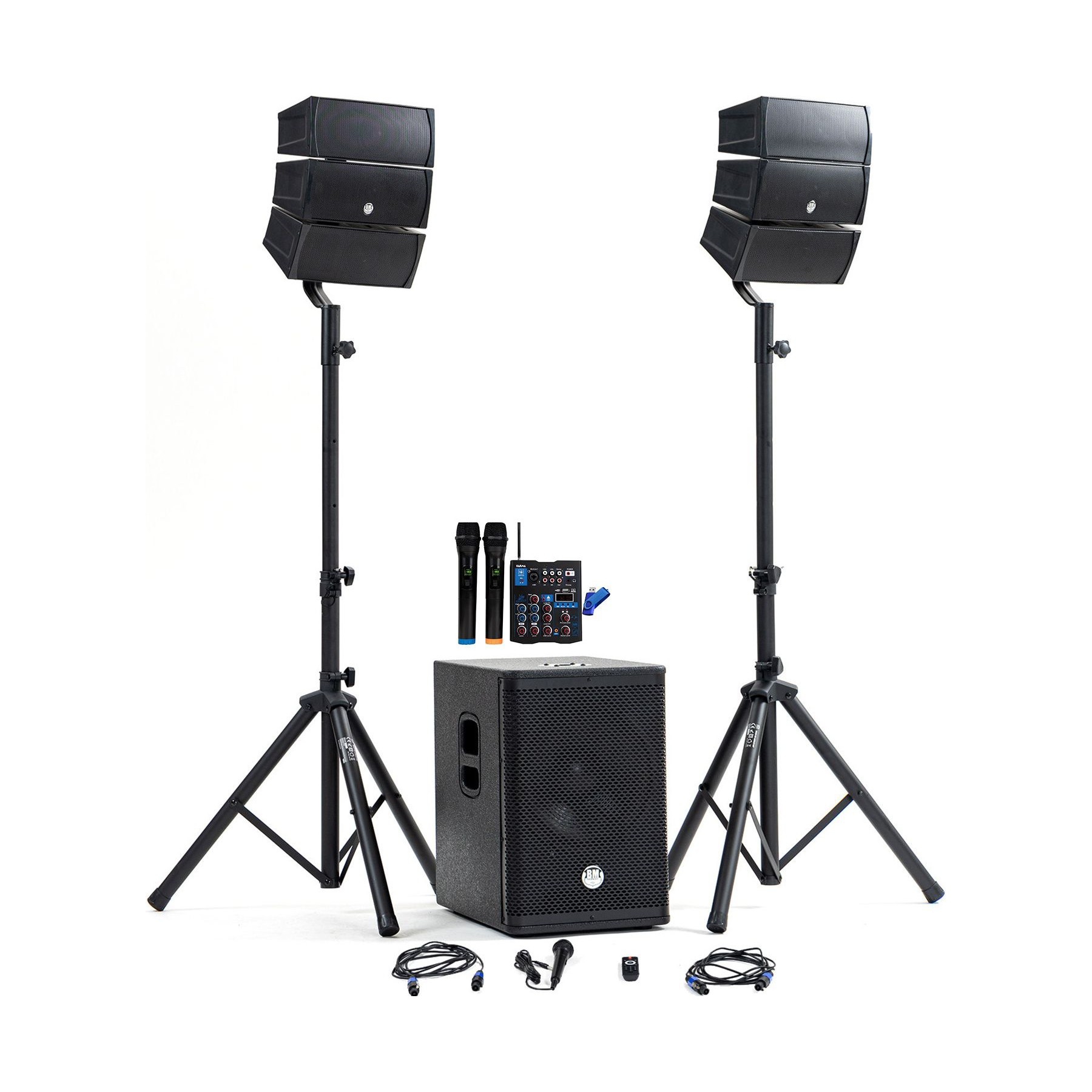 Pack sono BM SONIC Pack Sonorisation DJ complet BMSONIC BMS
