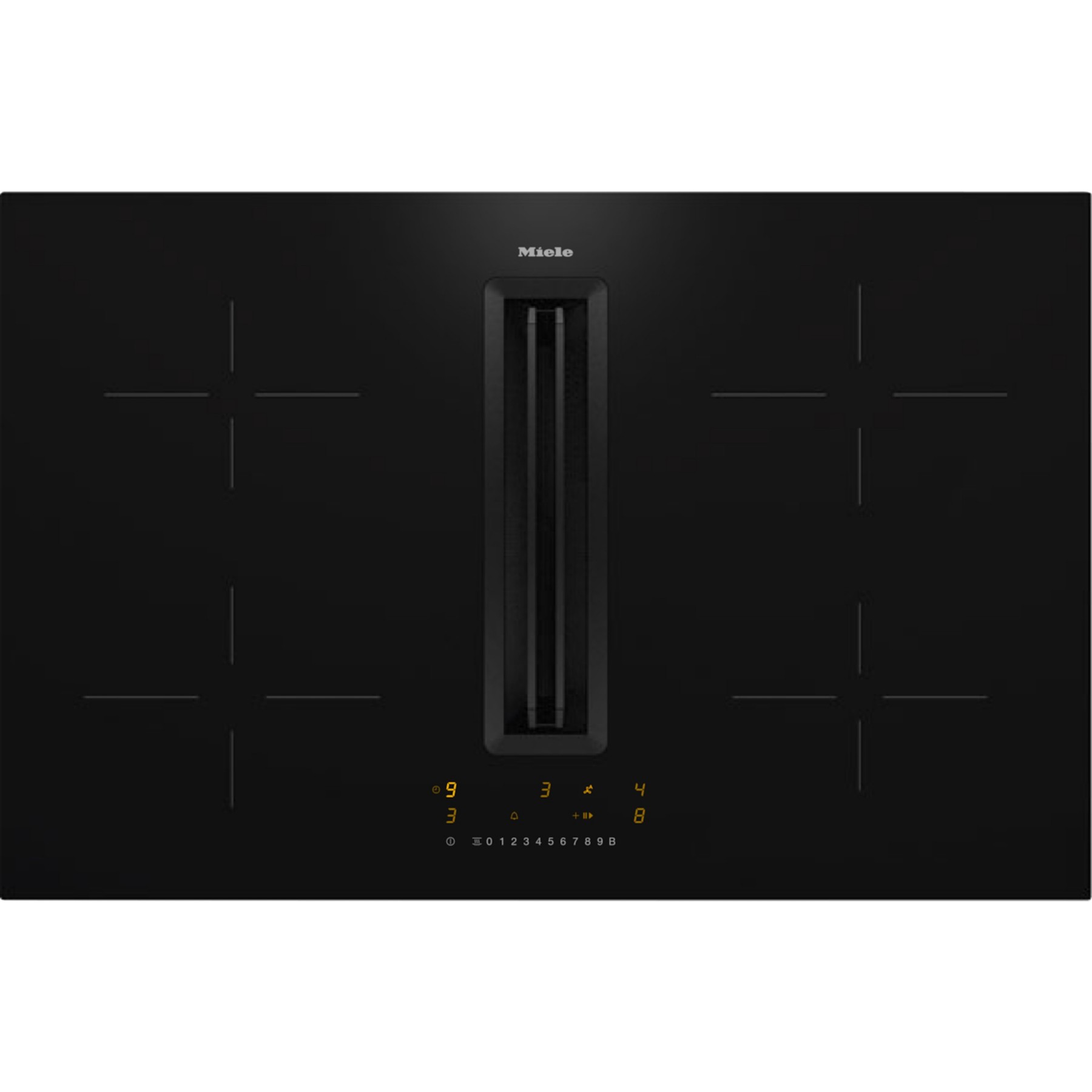 Plaque induction aspirante MIELE KMDA 7272-1 FL Silence Noir