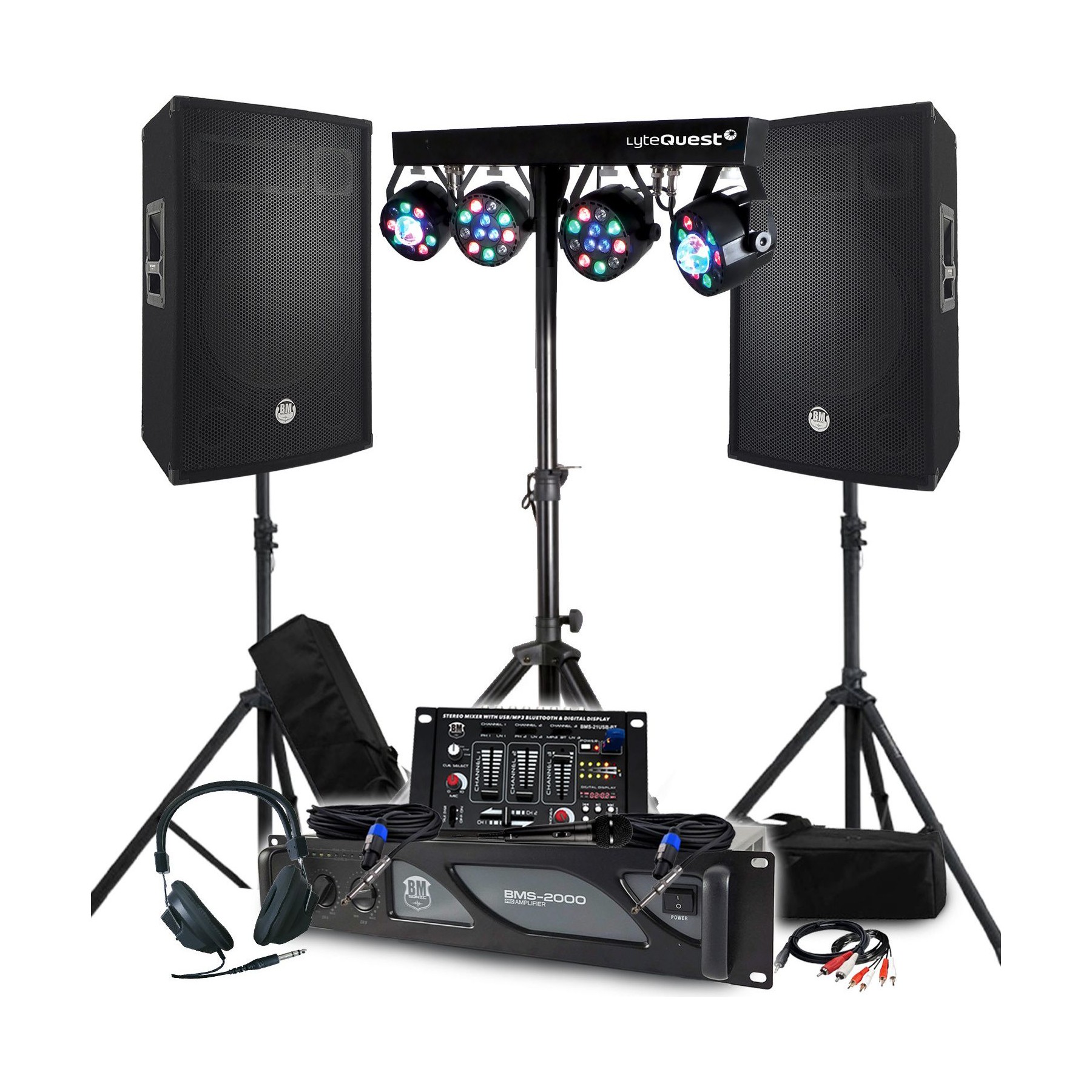 Pack sono BM SONIC Pack Sono BM SONIC Amplificateur 2000W,