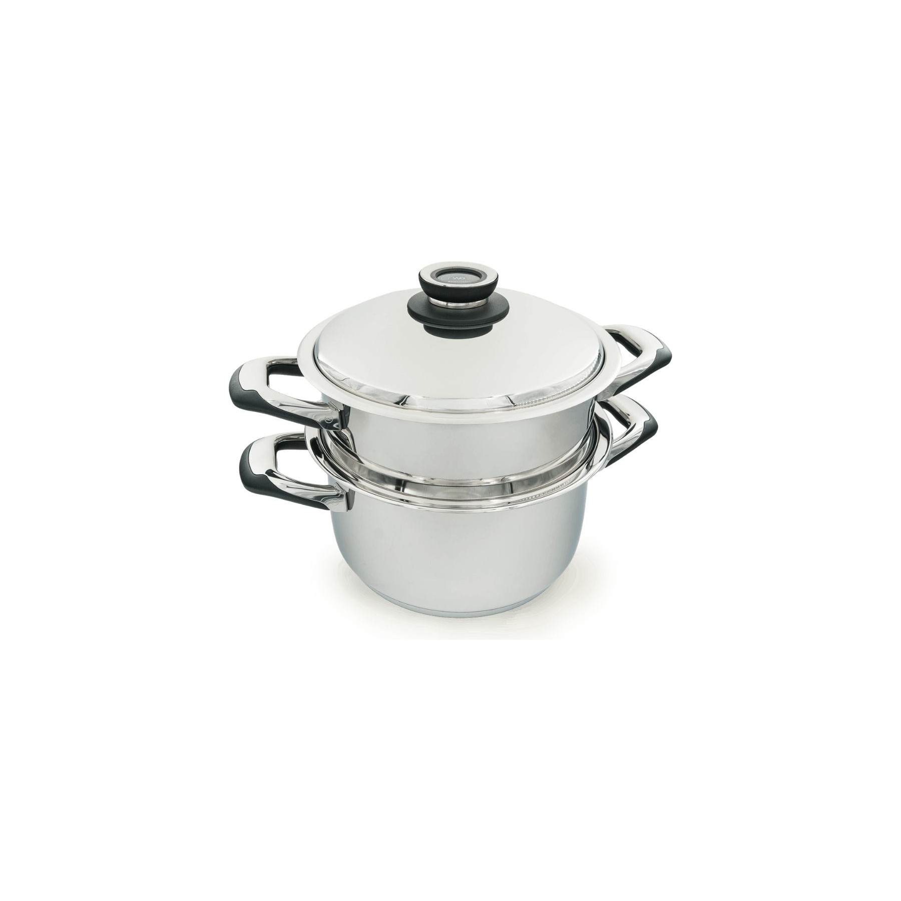Cuiseur vapeur ECOVITAM en inox, tous feux, thermomètre intégré
