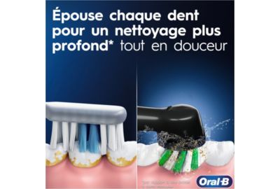 Brosse à dents électrique ORAL-B Pro 1 Duo Bleue/Noire