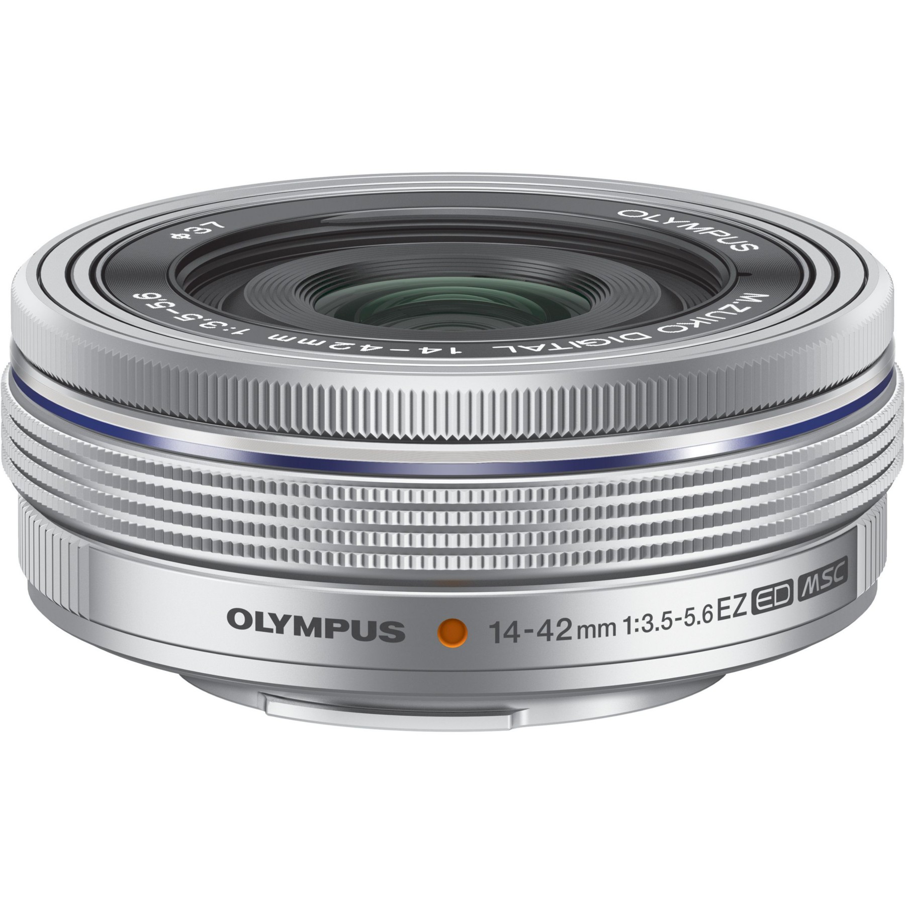 Objectif pour Hybride OM SYSTEM 14-42mm f/3.5-5.6 EZ silver Pancake