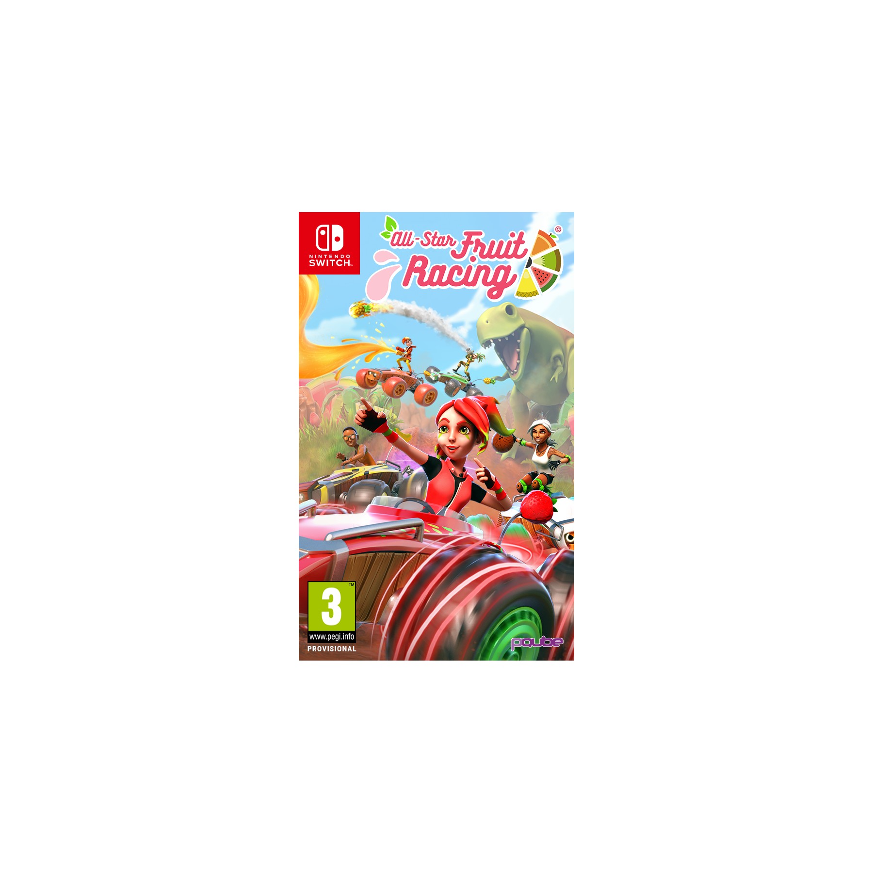 Jeu Switch JUST FOR GAMES All-Star Fruit Racing