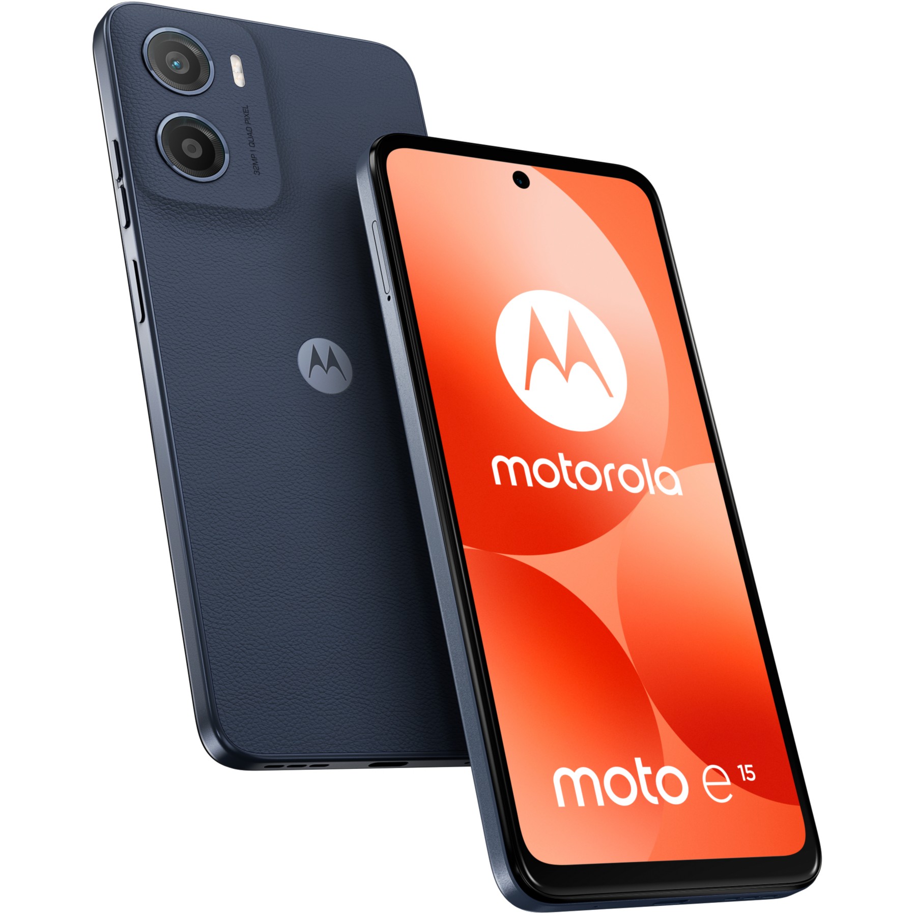 Smartphone MOTOROLA E15 Bleu denim 64Go