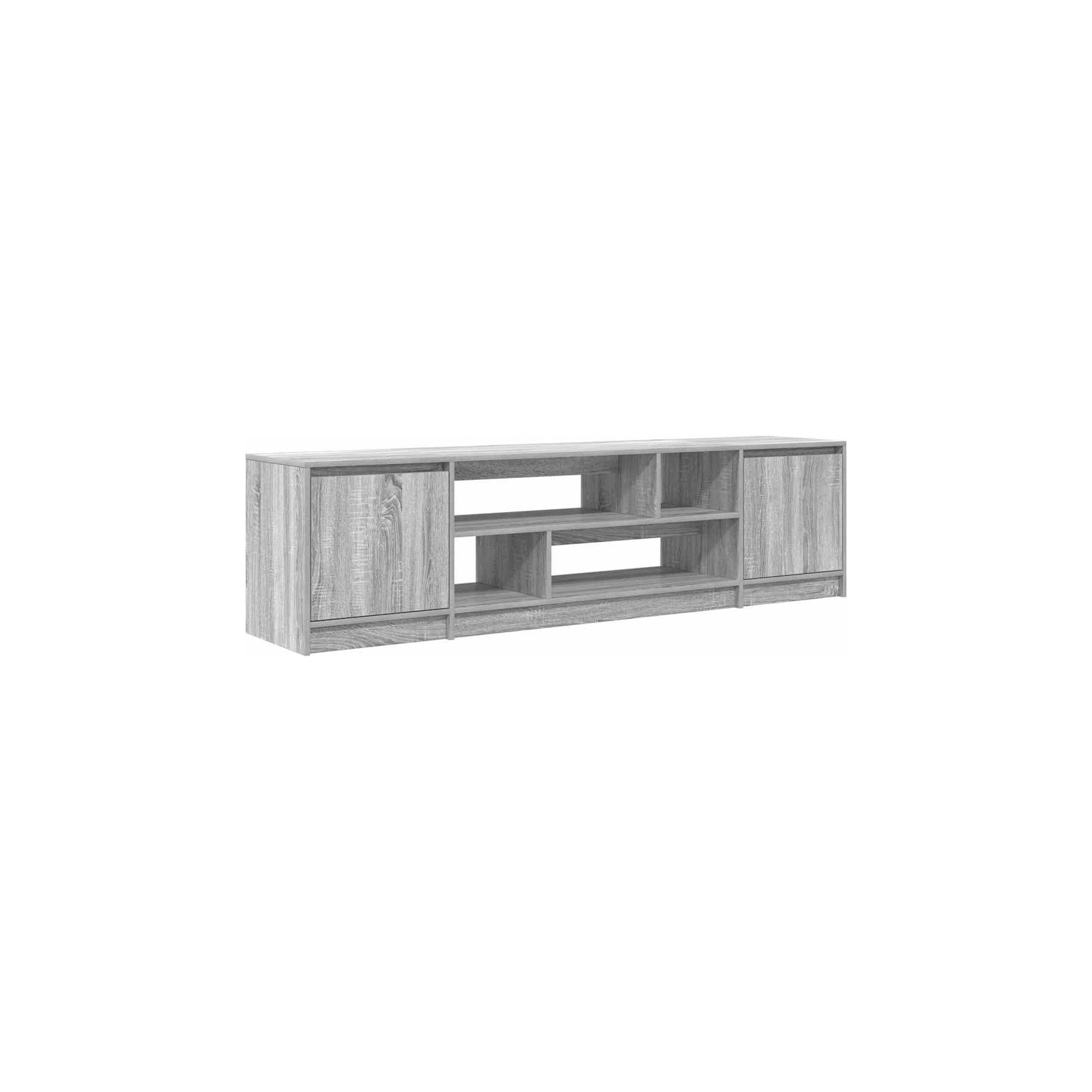 Meuble TV HELLOSHOP26 Meuble TV avec grand espace de rangement