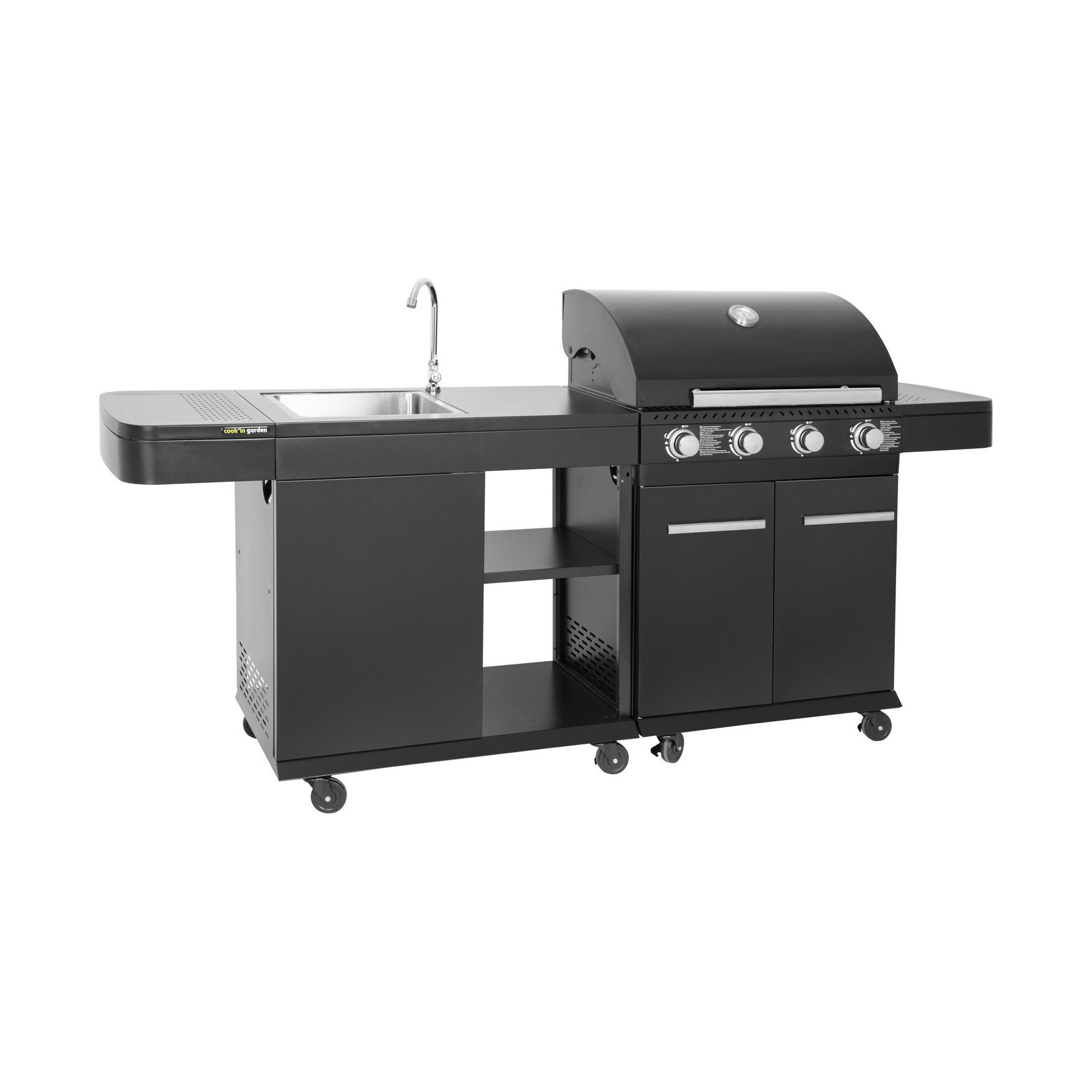 Barbecue gaz COOK'IN GARDEN Cuisine extérieure modulable FYRA - 4 br