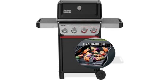 Barbecue gaz WEBER Spirit E-425 mix plancha émaillée