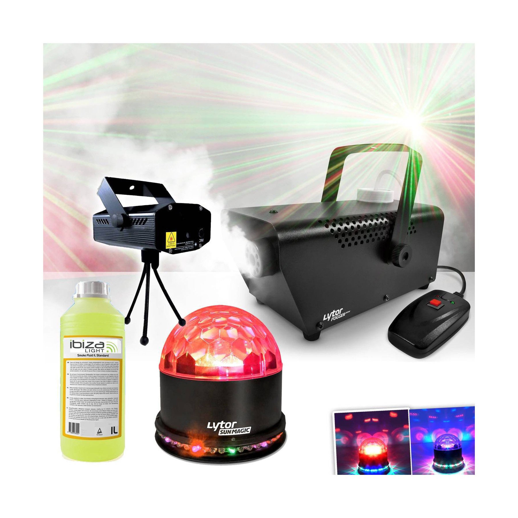 Jeu de lumières IBIZA Pack Halloween Soirée de Terreur jeux de