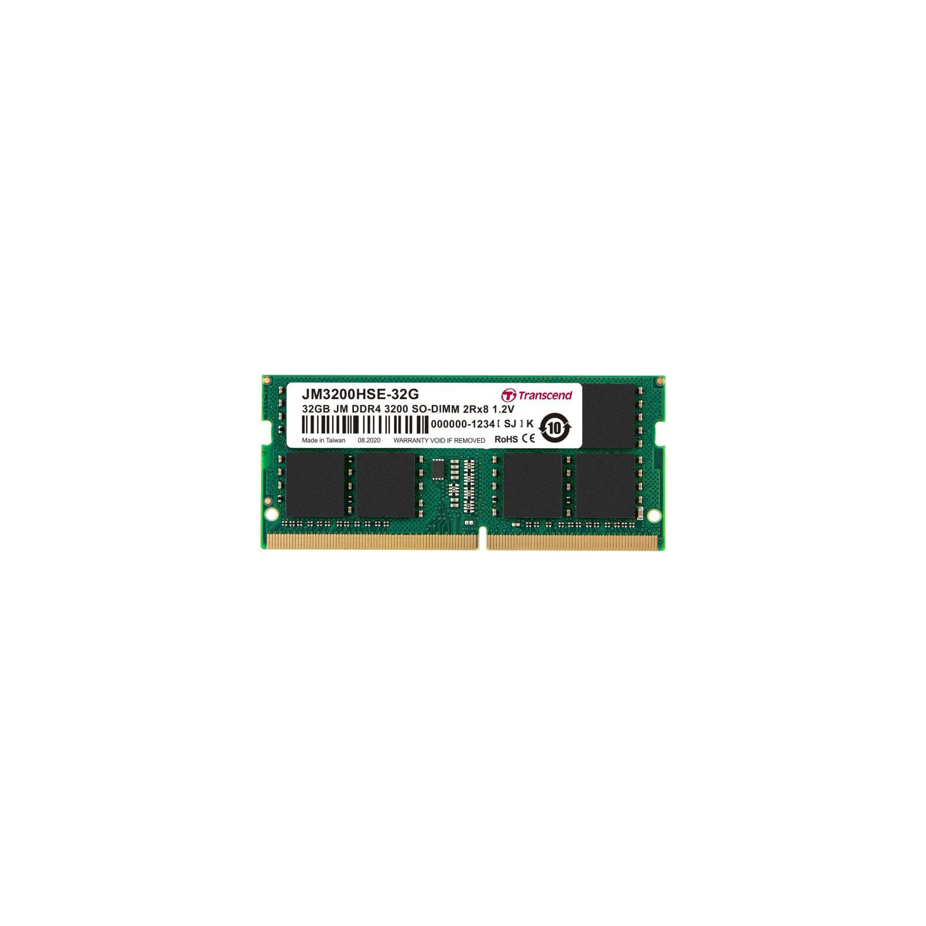 Mémoire vive TRANSCEND 32Go DDR5 4800 Mhz U-DIMM