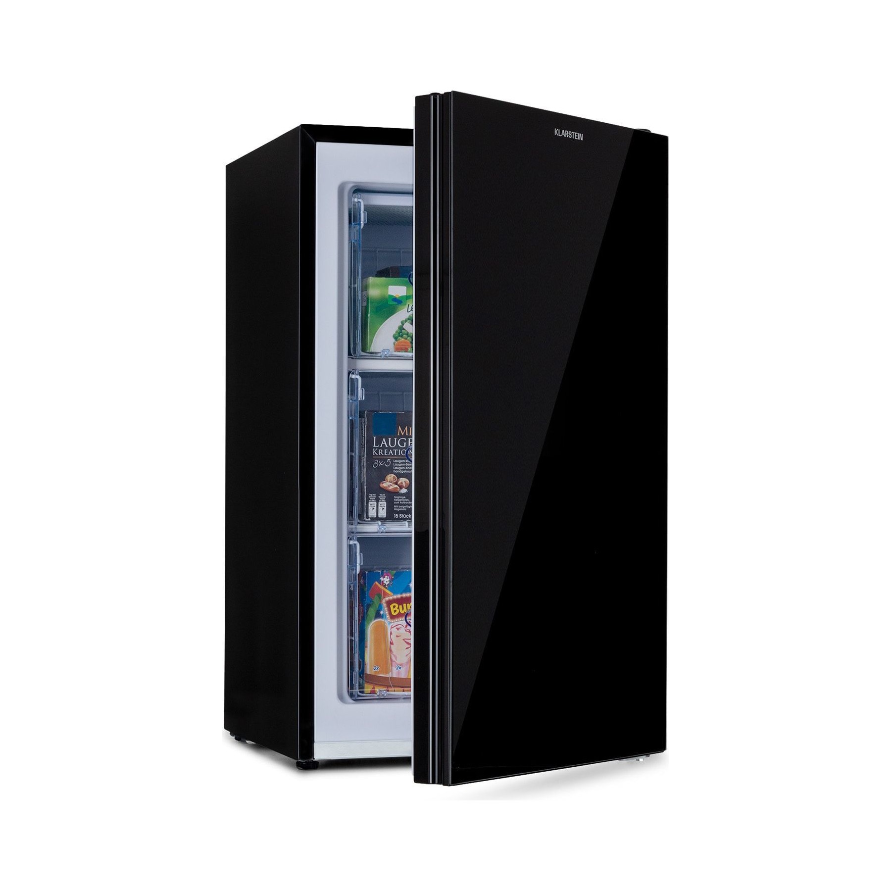 Congélateur armoire KLARSTEIN Pluto 60L 4 étoiles jusqu'à -18 °C noir