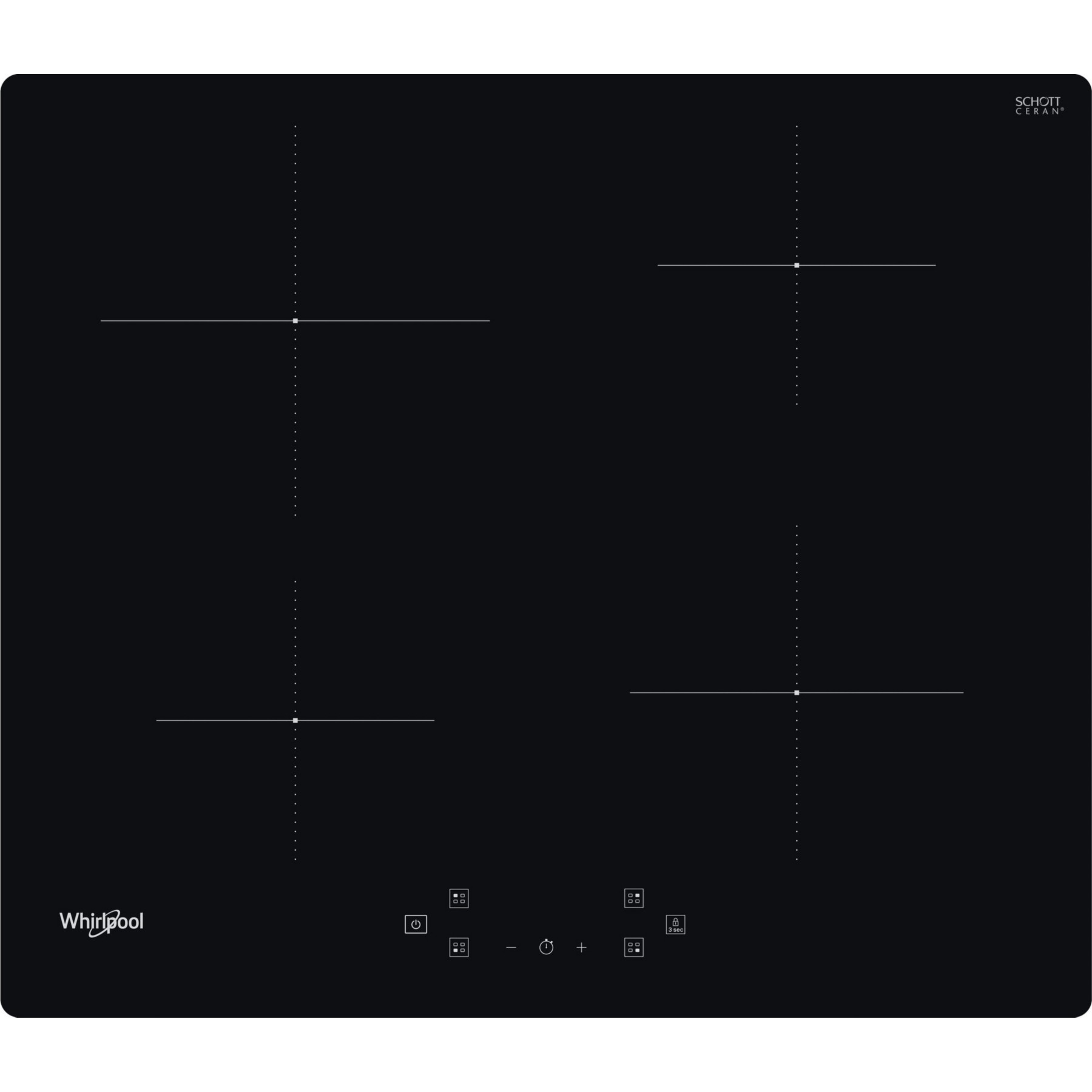 Plaque induction WHIRLPOOL WSQ4860NE