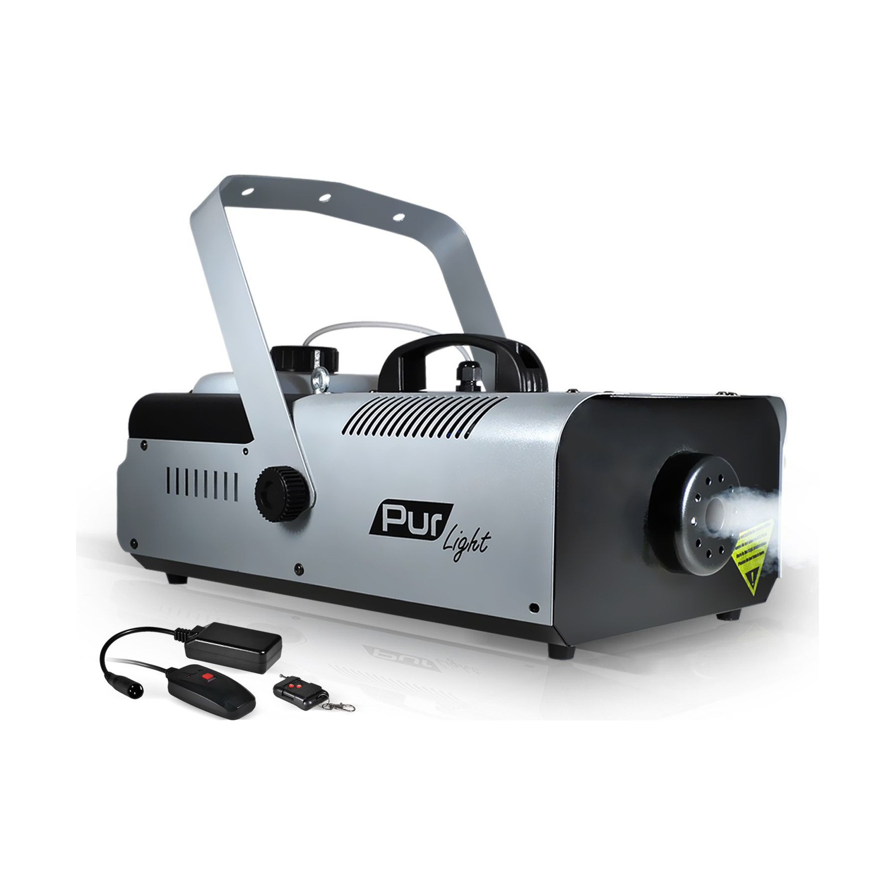Machine à fumée PUR LIGHT Machine fumée 1500W+Etrier fixation+2tél